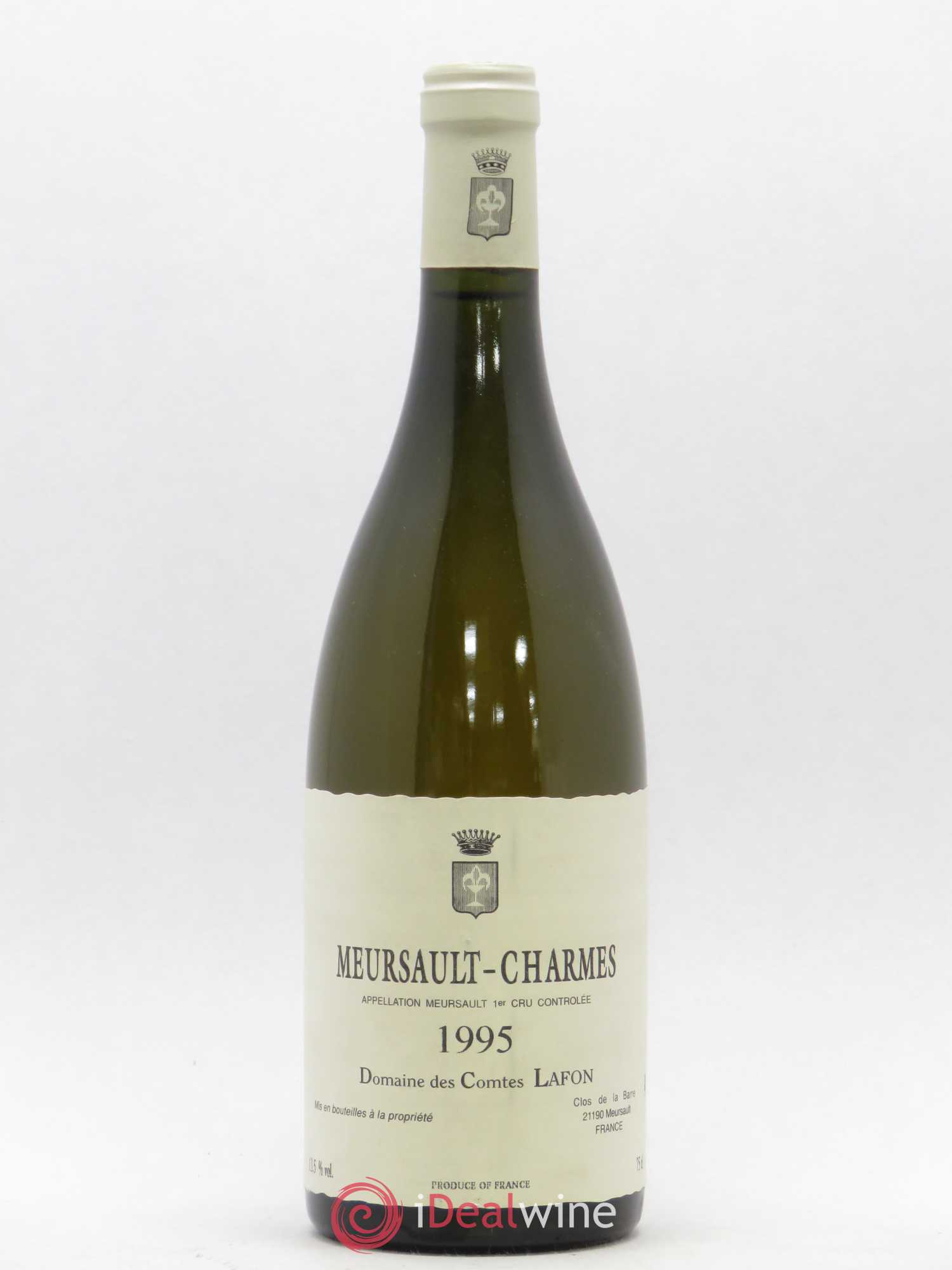 Meursault 1er Cru Charmes Comtes Lafon (Domaine des) 1995 - Lot de 1 bouteille - 0