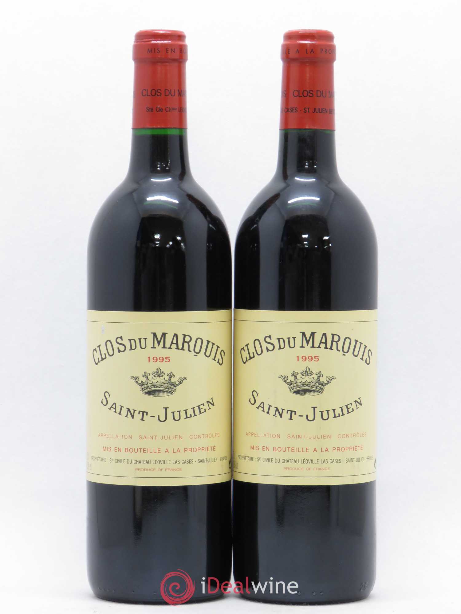 Clos du Marquis 1995 - Lot de 2 bouteilles - 0