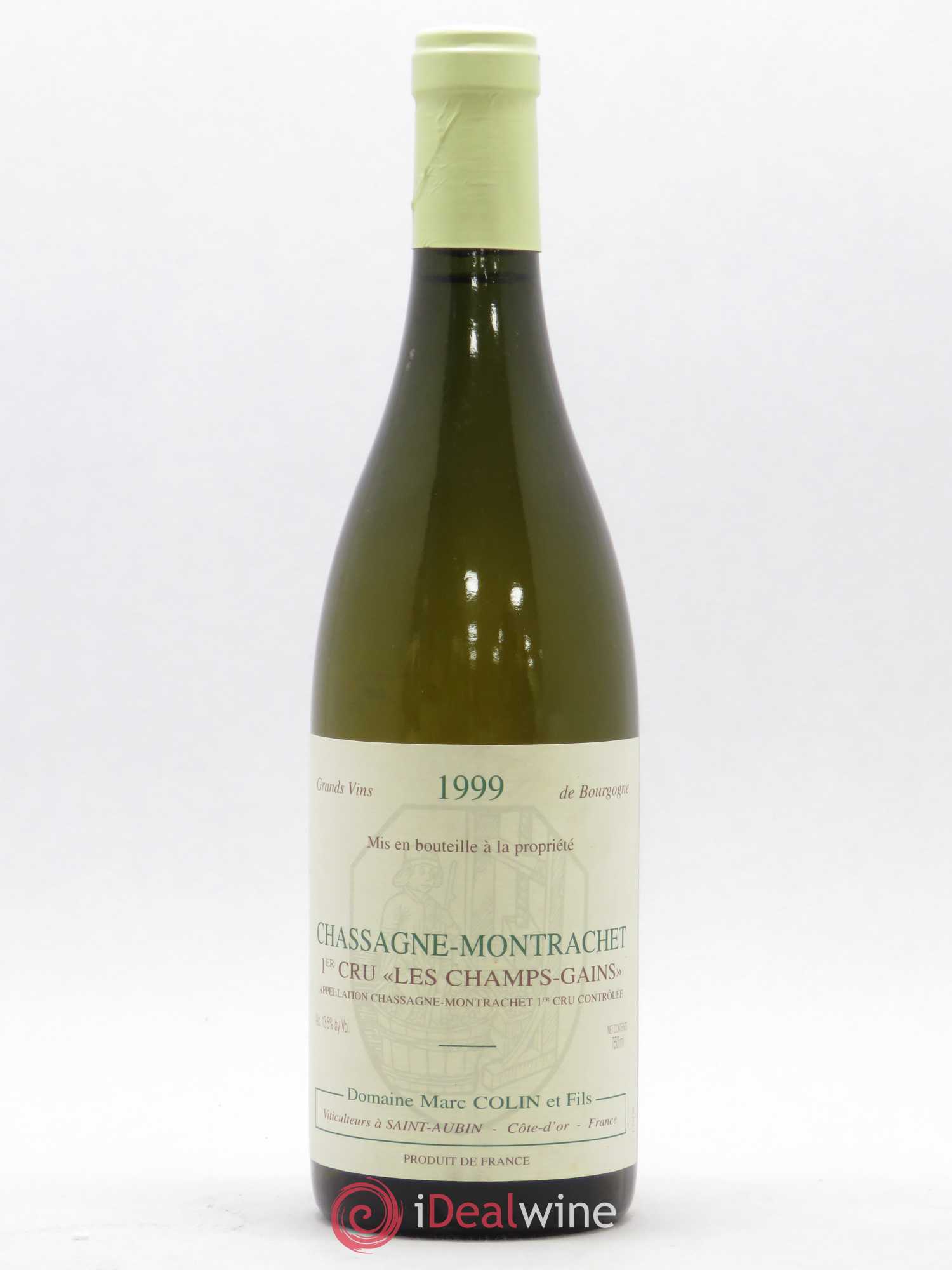 Chassagne-Montrachet 1er Cru Les Champs Gains Marc Colin 1999 - Posten von 1 Flasche - 0