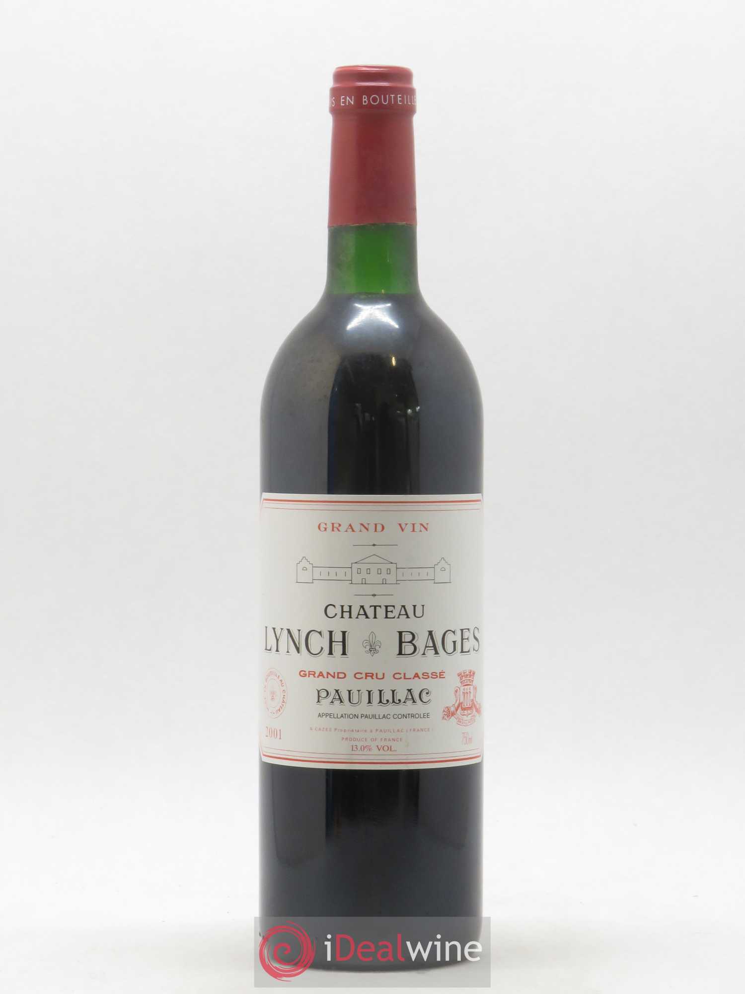 Château Lynch Bages 5ème Grand Cru Classé 2001 - Lot de 1 bouteille - 0