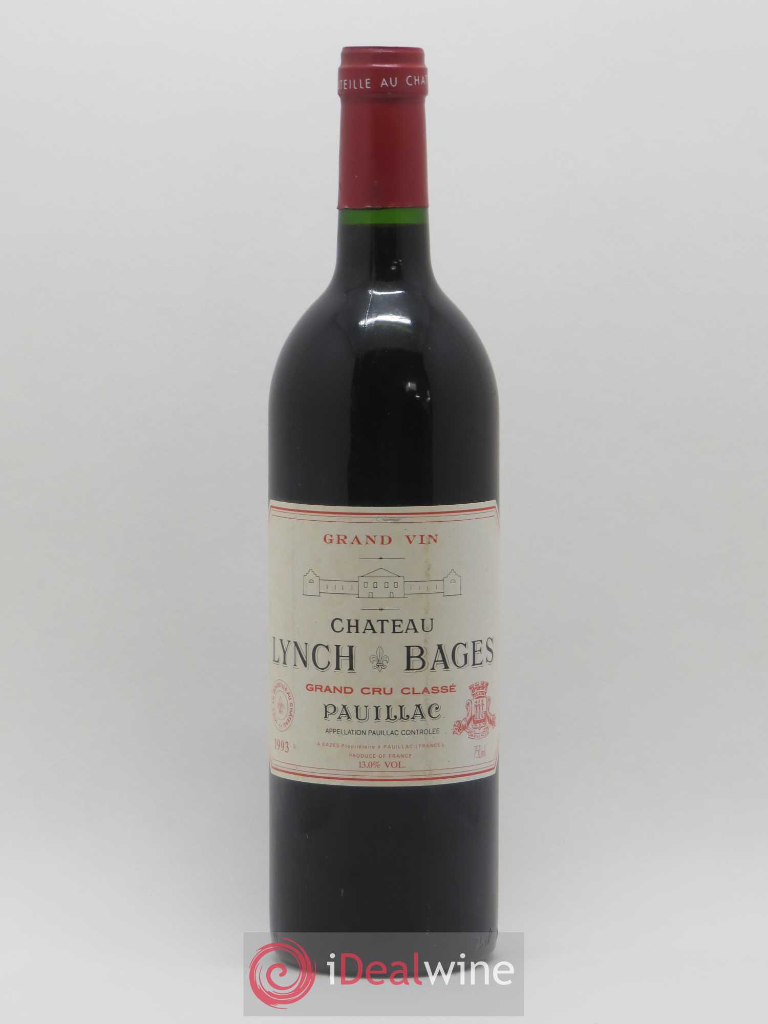 Château Lynch Bages 5ème Grand Cru Classé 1993 - Lot de 1 bouteille - 0