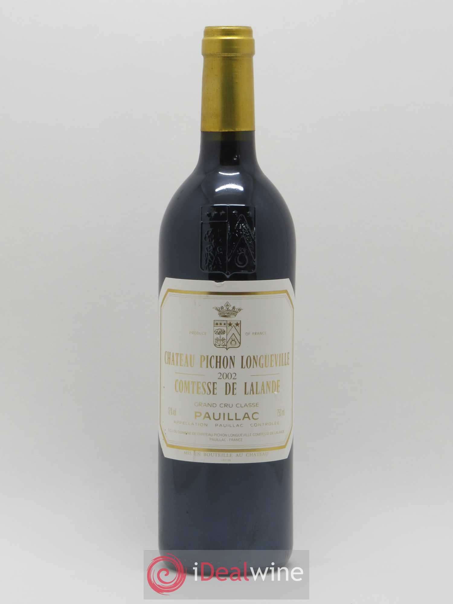 Château Pichon Longueville Comtesse de Lalande 2ème Grand Cru Classé 2002 - Lot de 1 bouteille - 0