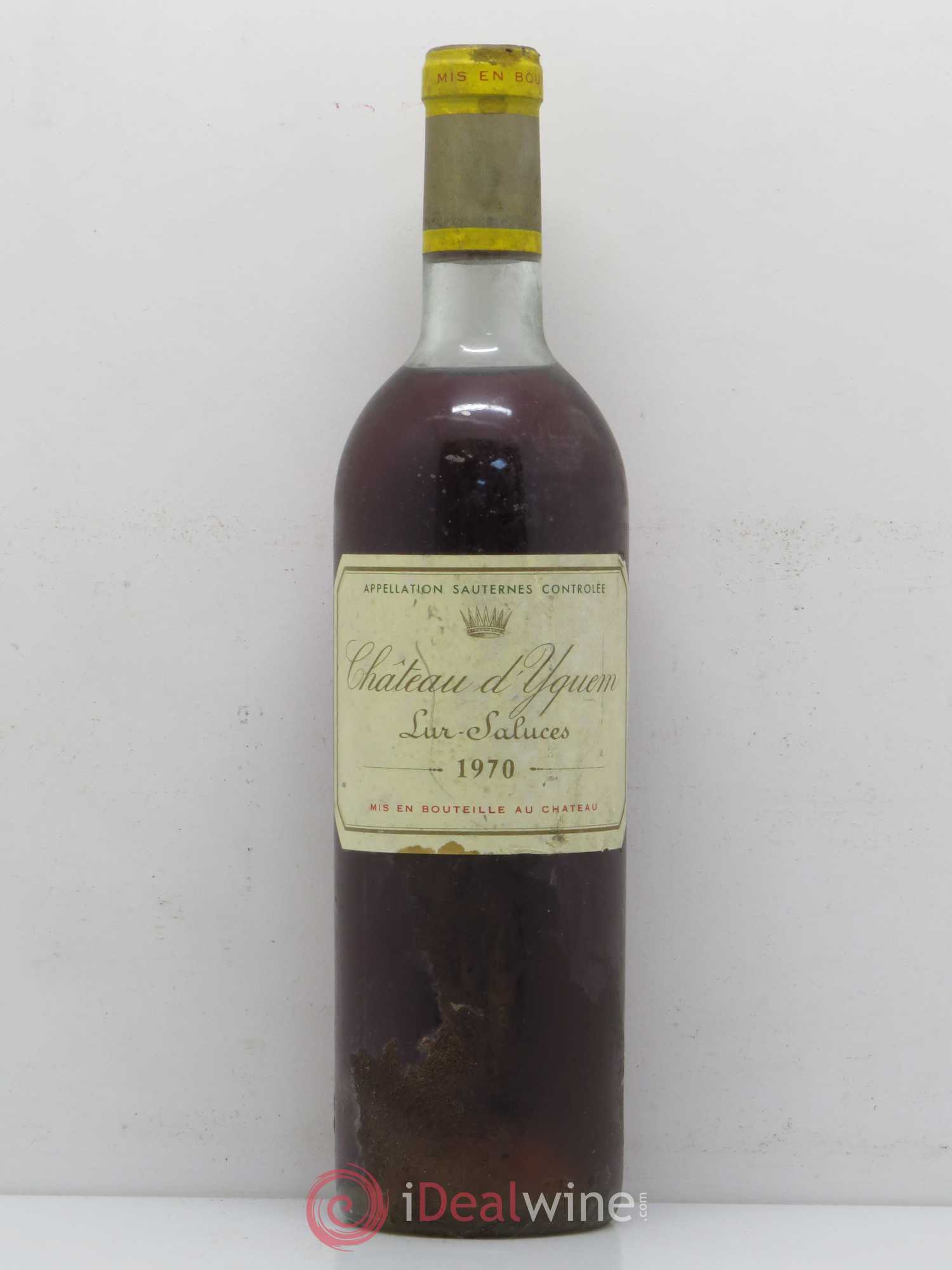 Château d' Yquem 1er Cru Classé Supérieur 1970 - Lot de 1 bouteille - 0