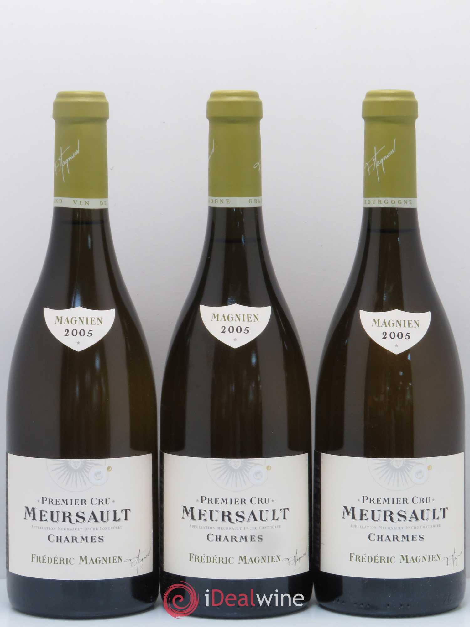 Meursault 1er Cru Charmes Frederic Magnien 2005 - Posten von 3 Flaschen - 0