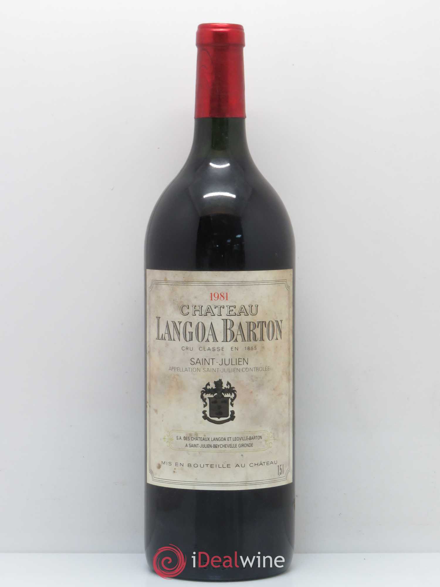 Château Langoa Barton 3ème Grand Cru Classé 1981 - Lot de 1 magnum - 0