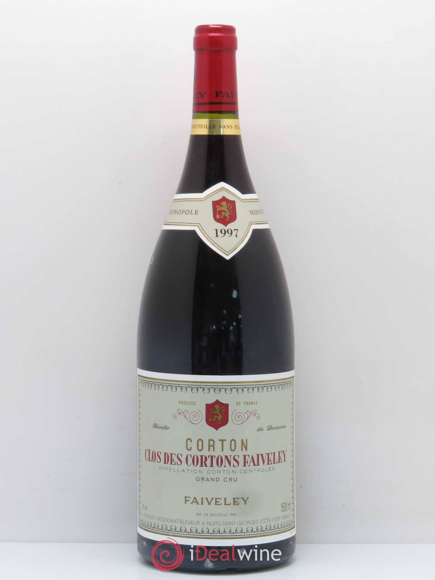 Corton Grand Cru Clos des Cortons Faiveley 1997 - Lot de 1 magnum - 0