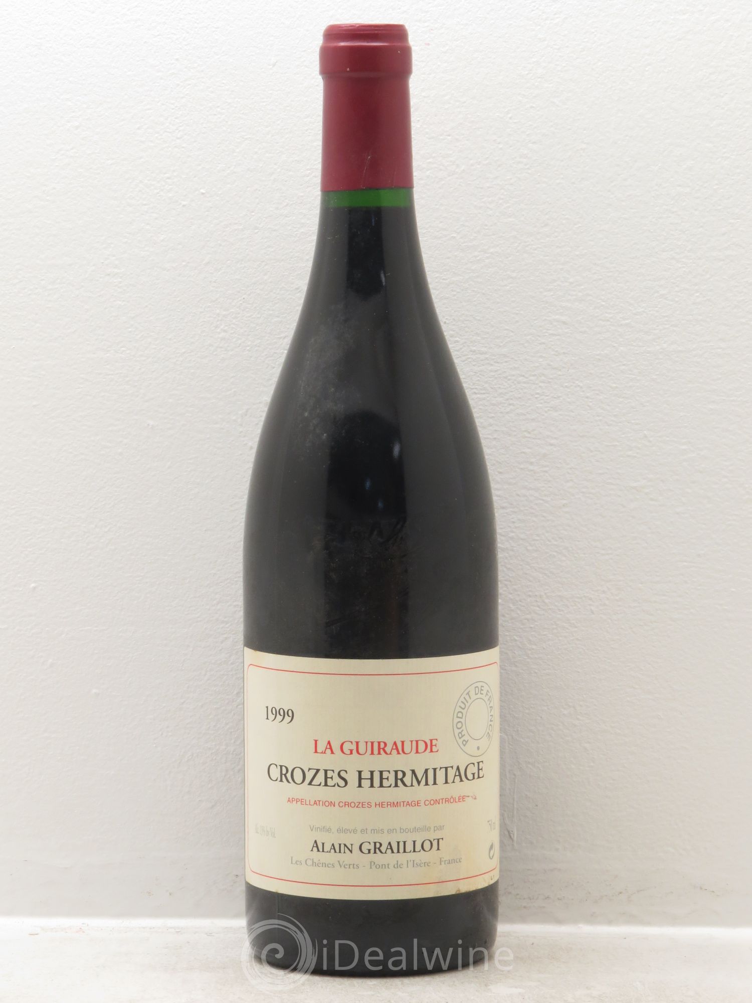 Crozes-Hermitage La Guiraude Domaine Graillot 1999 - Lot de 1 bouteille - 0