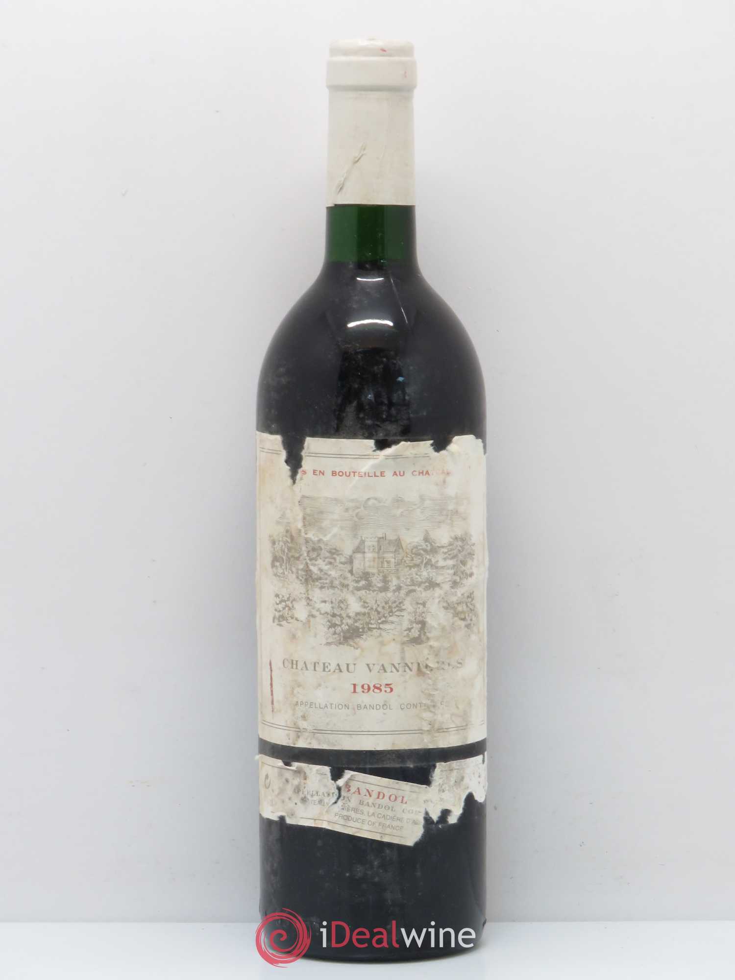 Bandol Château Vannières Éric et Charles-Éric Boisseaux 1985 - Lot de 1 bouteille - 0