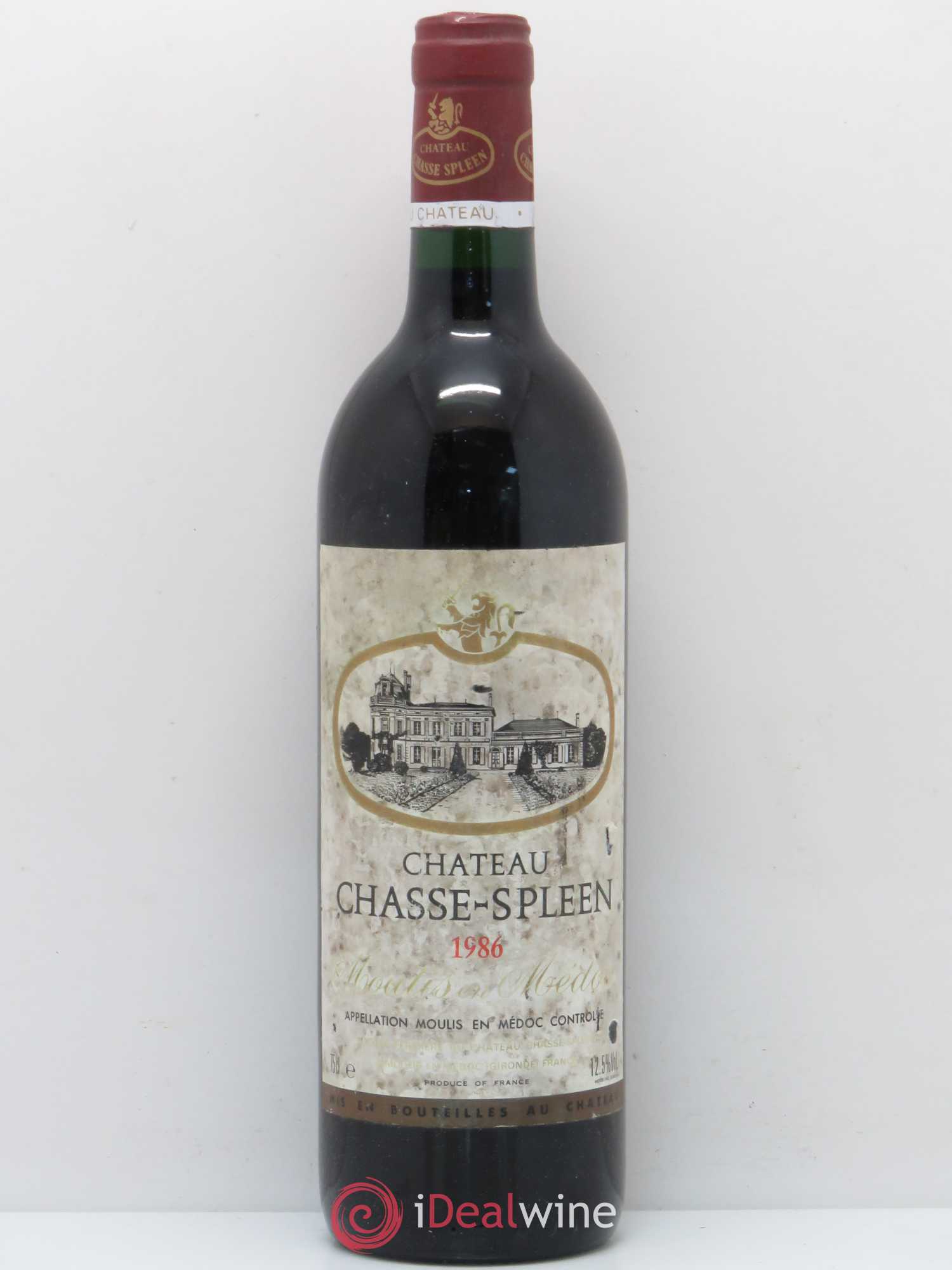Château Chasse Spleen 1986 - Lot de 1 bouteille - 0