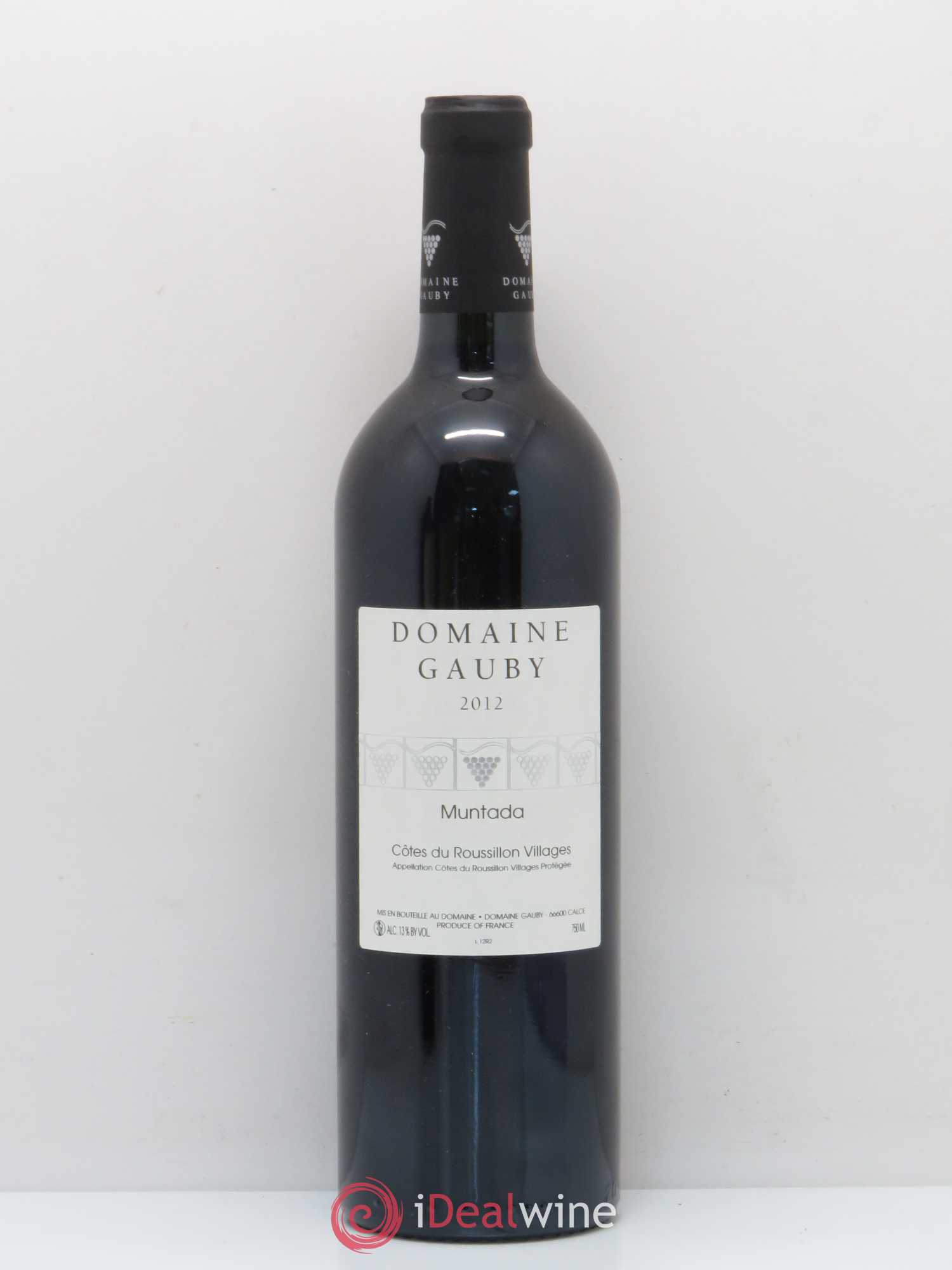 Côtes Catalanes (anciennement Côtes du Roussillon Villages) La Muntada Gauby (Domaine) 2012 - Lot de 1 bouteille - 0
