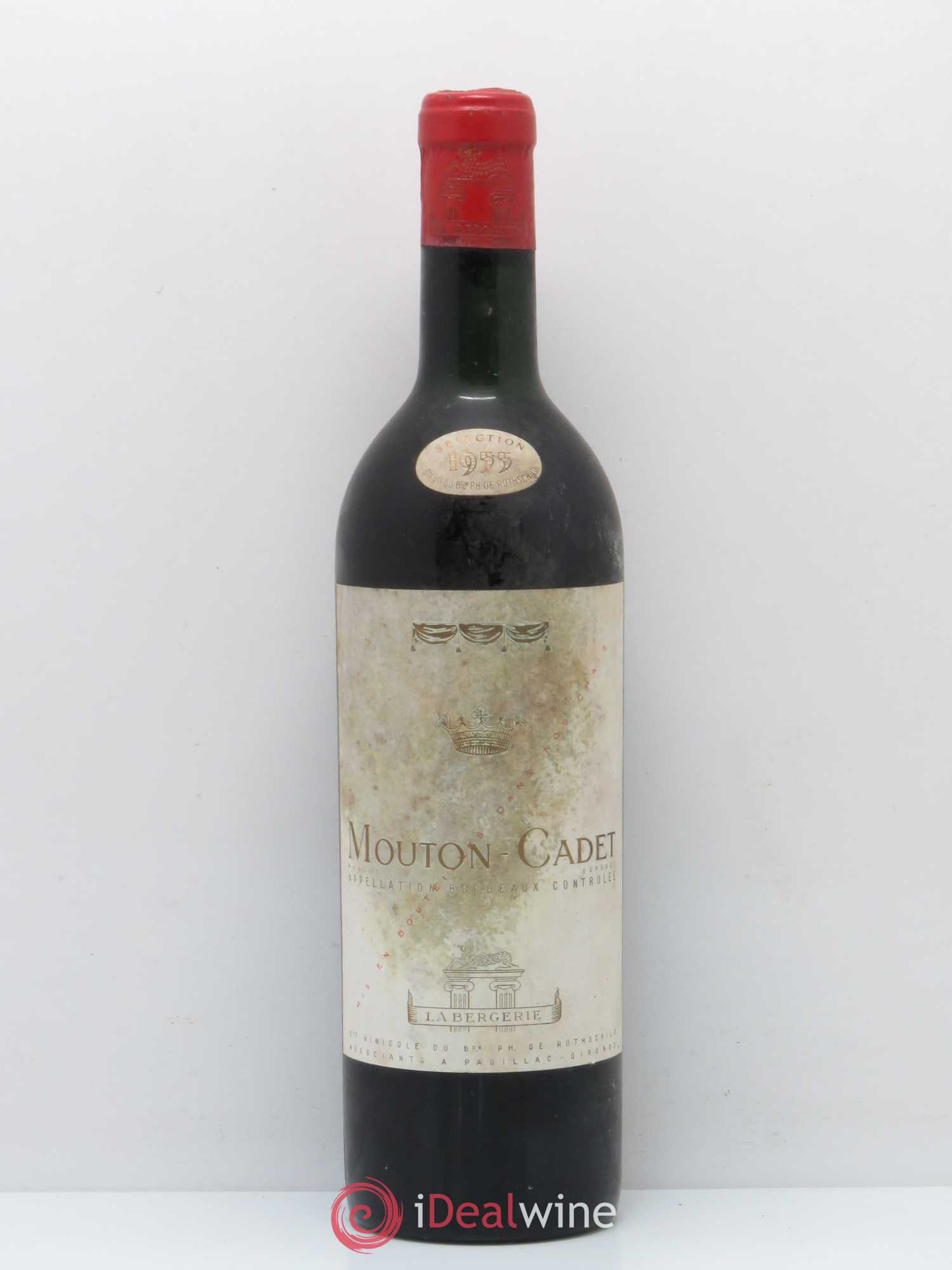 Château Mouton Cadet 1955 - Lot de 1 bouteille - 0
