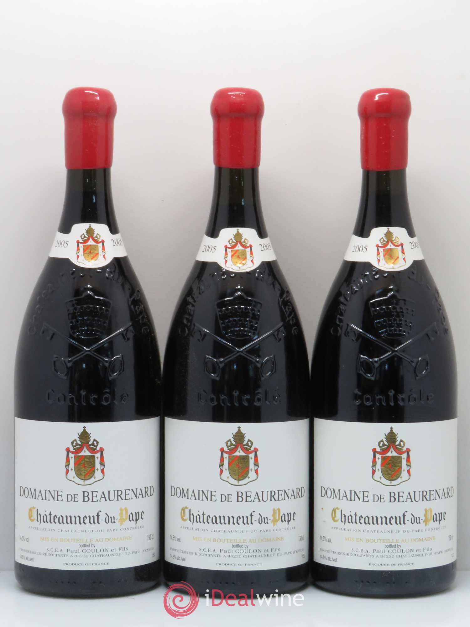 Châteauneuf-du-Pape Beaurenard (Domaine de) 2005 - Lot de 3 magnums - 0