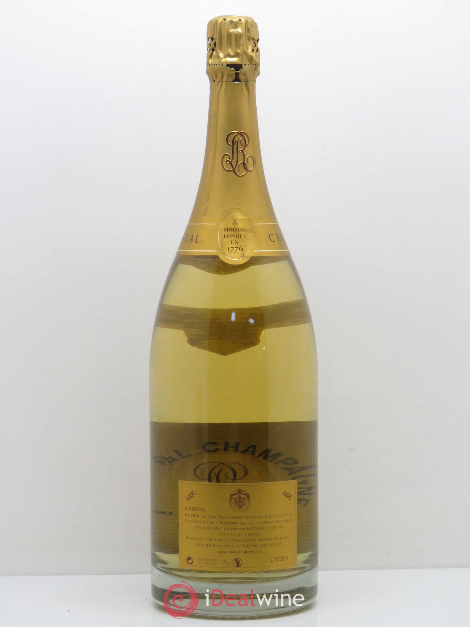 Cristal Louis Roederer 2002 - Lot de 1 magnum - 1
