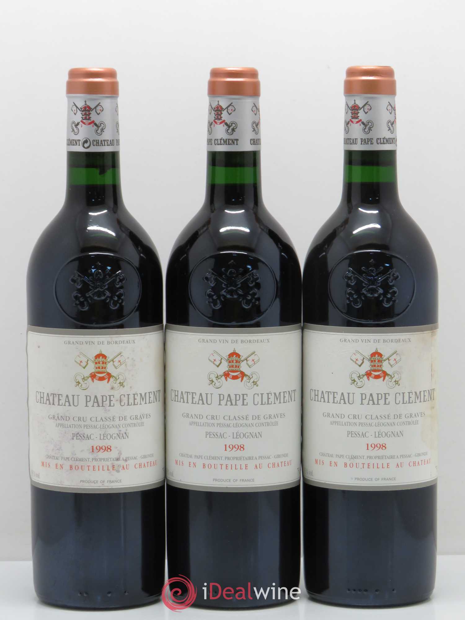 Château Pape Clément Cru Classé de Graves 1998 - Lot de 12 bouteilles - 4