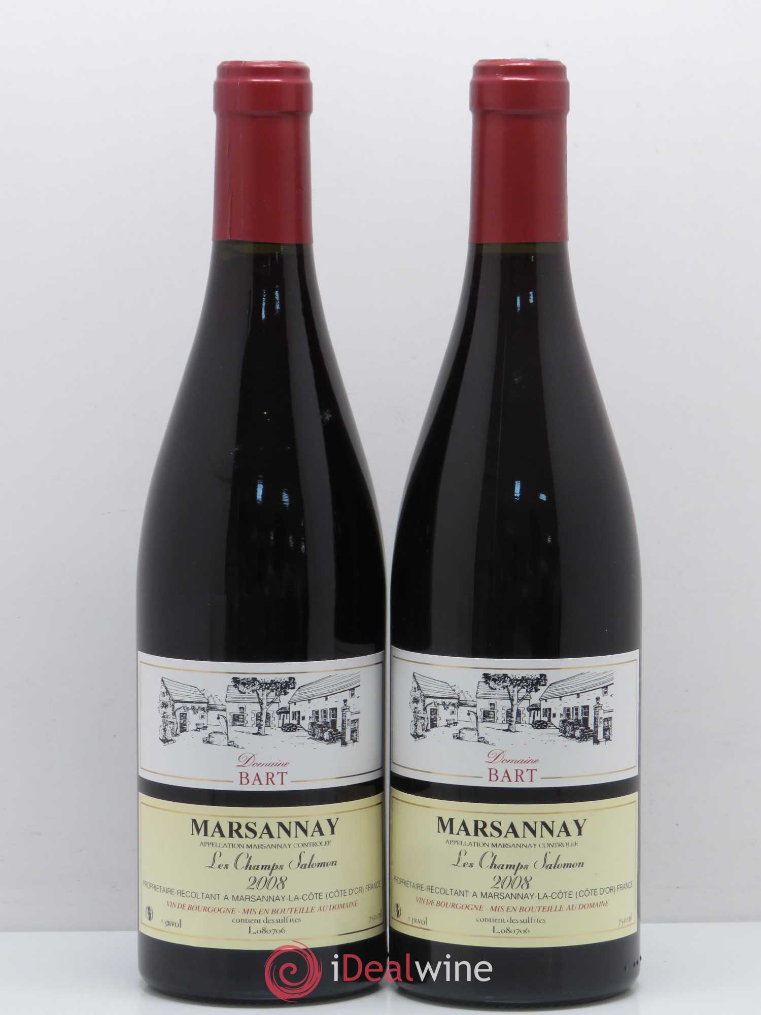 Marsannay Au Champ Salomon Bart (Domaine) 2008 - Lot de 2 bouteilles - 0