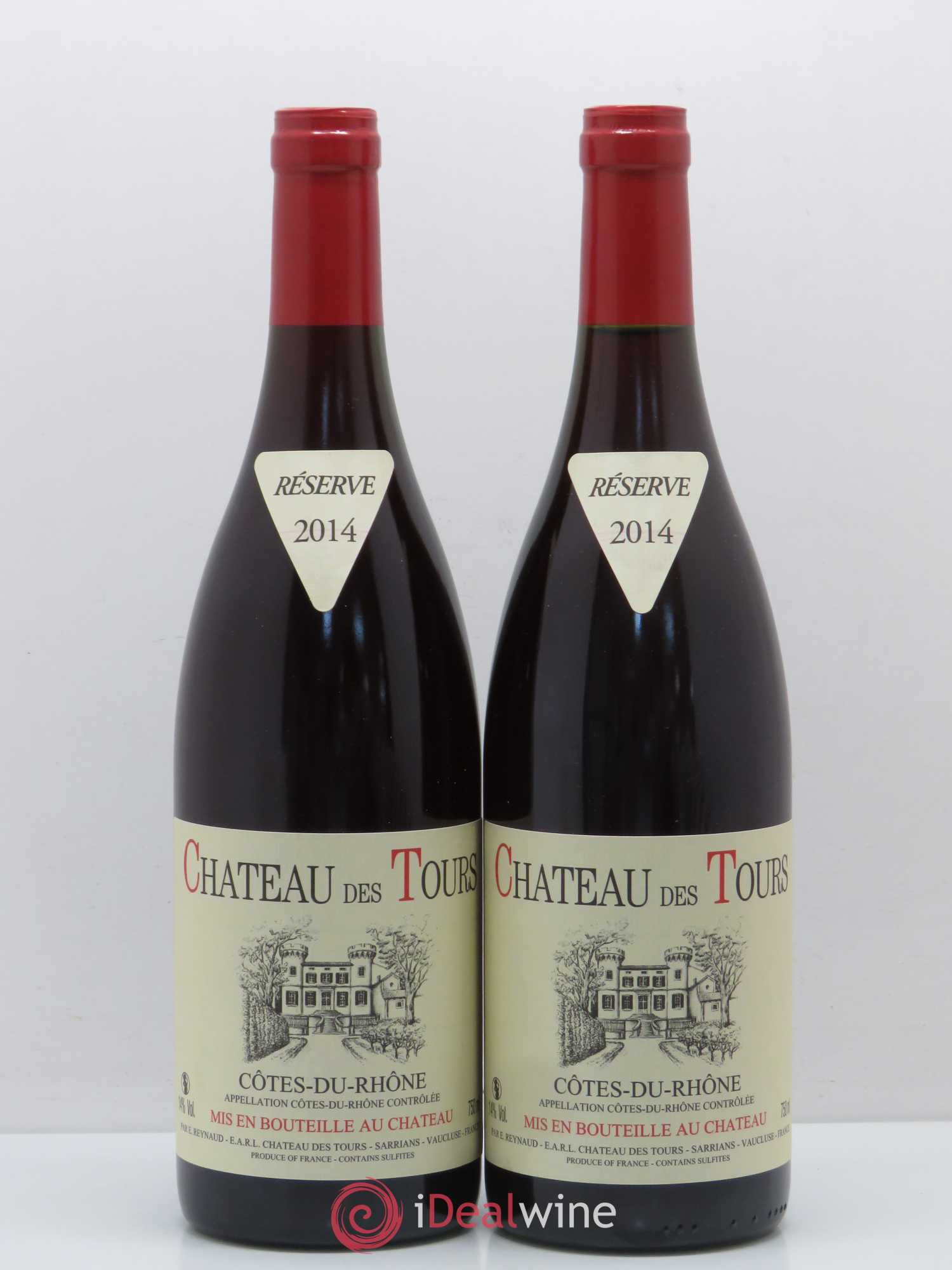 Côtes-du-Rhône Château des Tours Emmanuel Reynaud 2014 - Lot de 2 bouteilles - 0