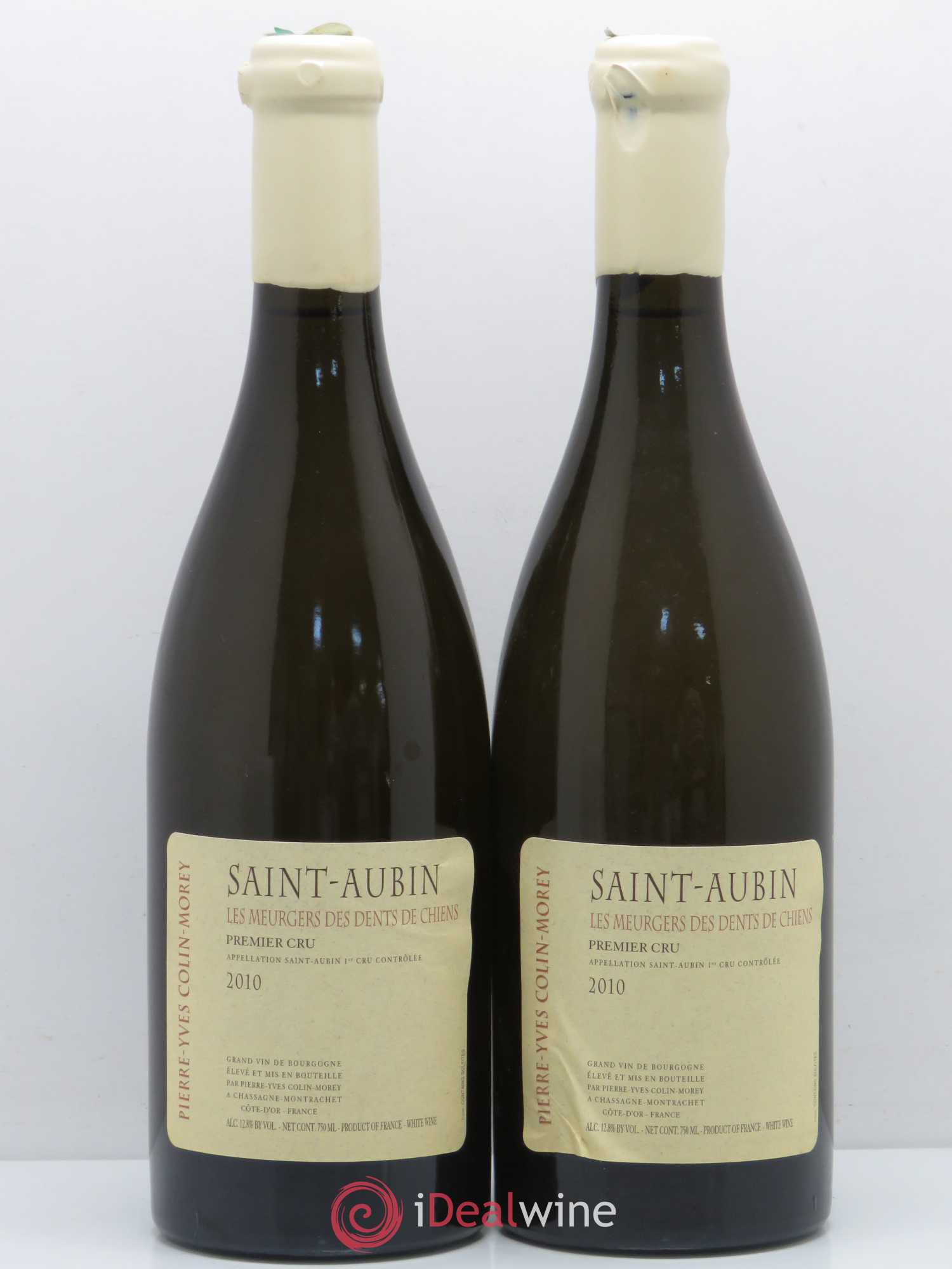 Saint-Aubin 1er Cru Les Meurgers des Dents de Chiens Pierre-Yves Colin Morey 2010 - Lot of 2 bottles - 0
