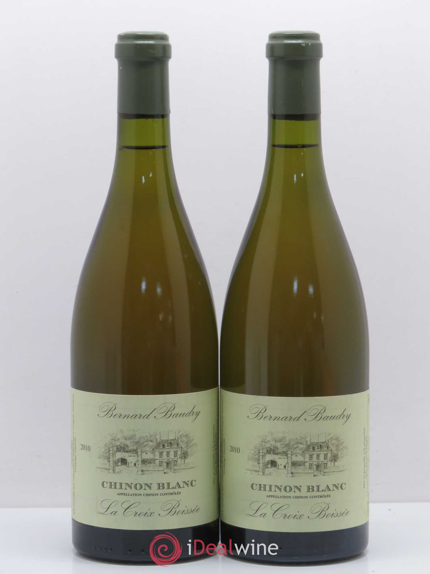 Chinon La Croix Boissée Bernard Baudry 2010 - Lot de 2 bouteilles - 0