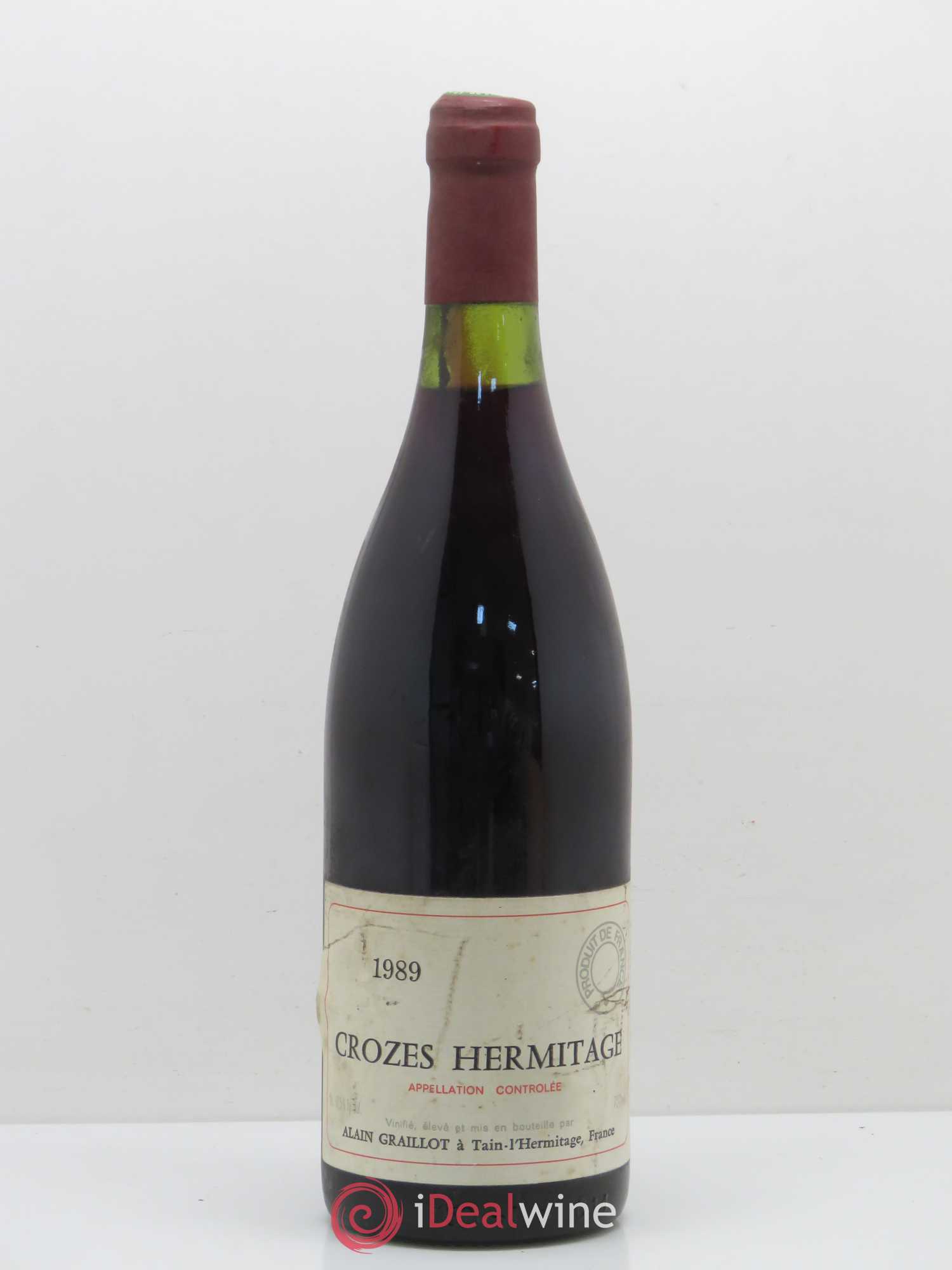 Crozes-Hermitage Domaine Graillot 1989 - Lot de 1 bouteille - 0