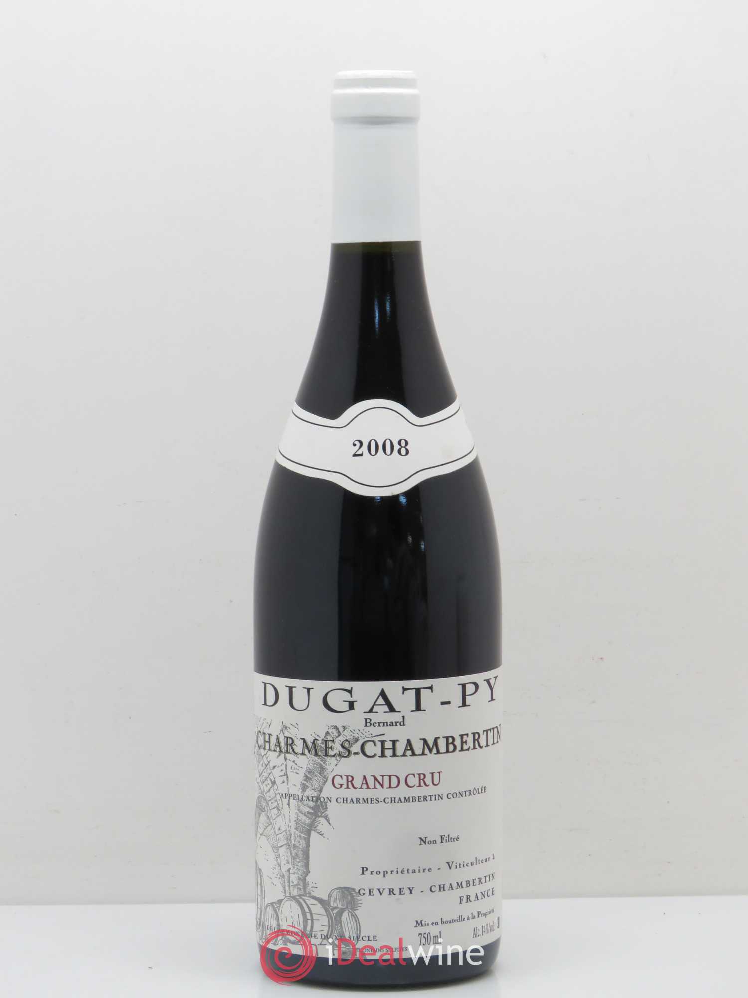 Charmes-Chambertin Grand Cru Dugat-Py 2008 - Lot de 1 bouteille - 0