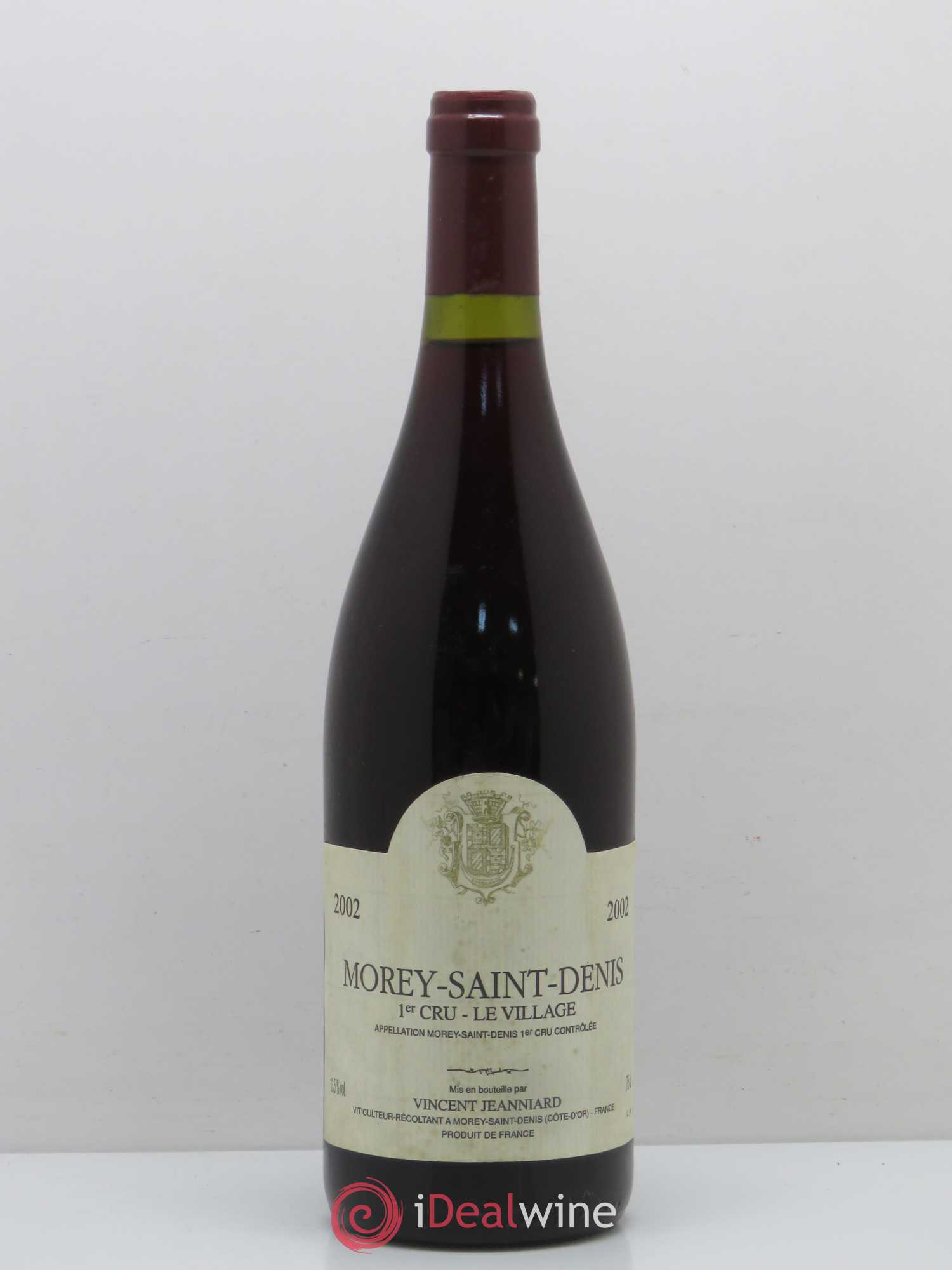 Morey-Saint-Denis 1er Cru Le Village Vincent Jeanniard 2002 - Posten von 1 Flasche - 0
