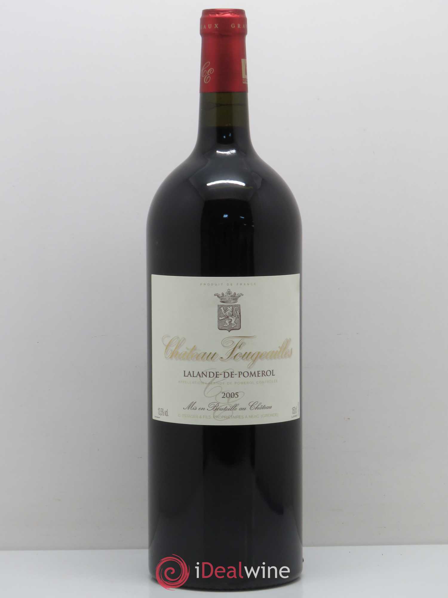 Bordeaux Lalande de Pomerol Château Fougeailles 2005 - Posten von 1 Magnum - 0