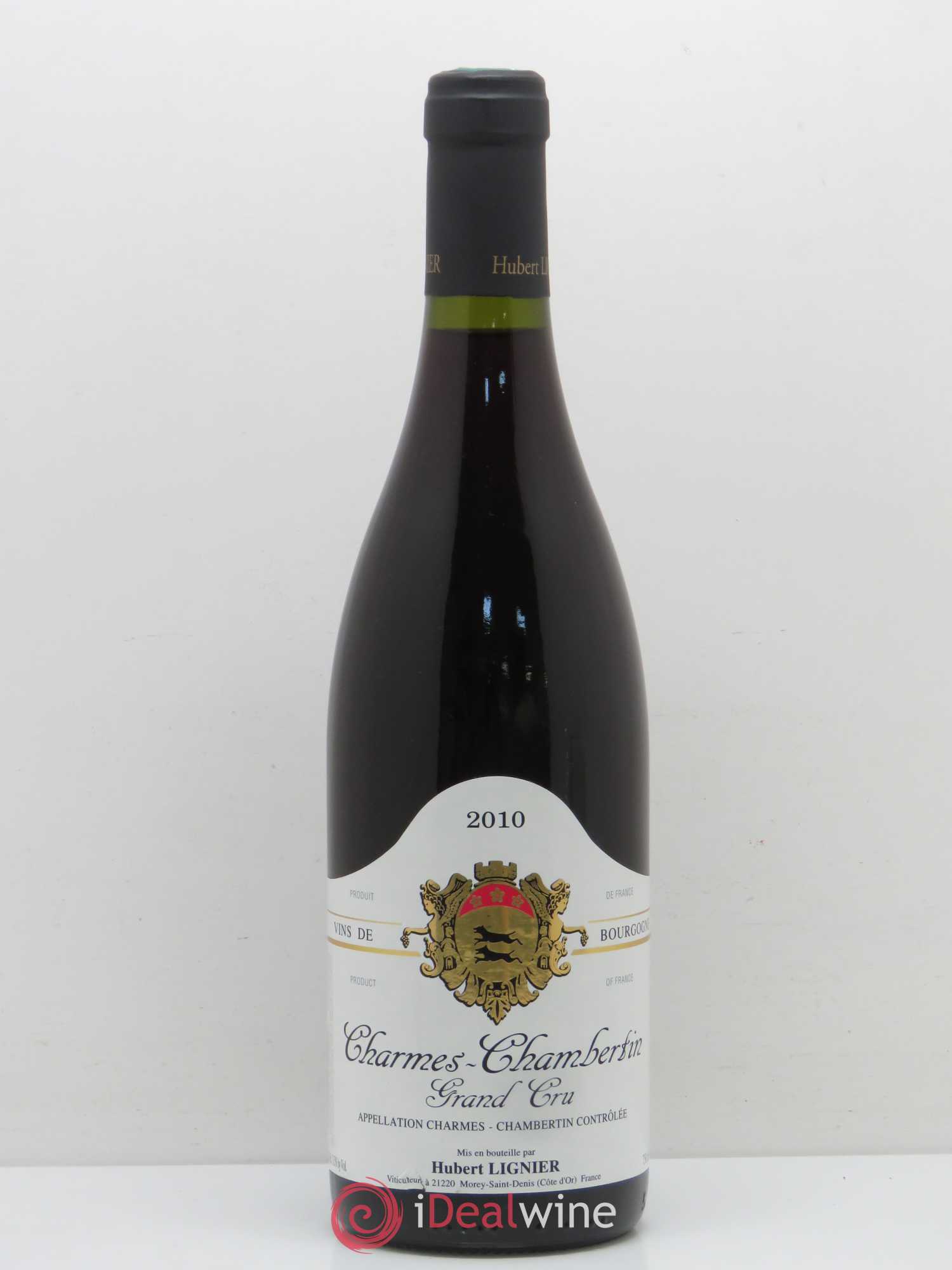 Charmes-Chambertin Grand Cru Hubert Lignier (Domaine) 2010 - Lot de 1 bouteille - 0