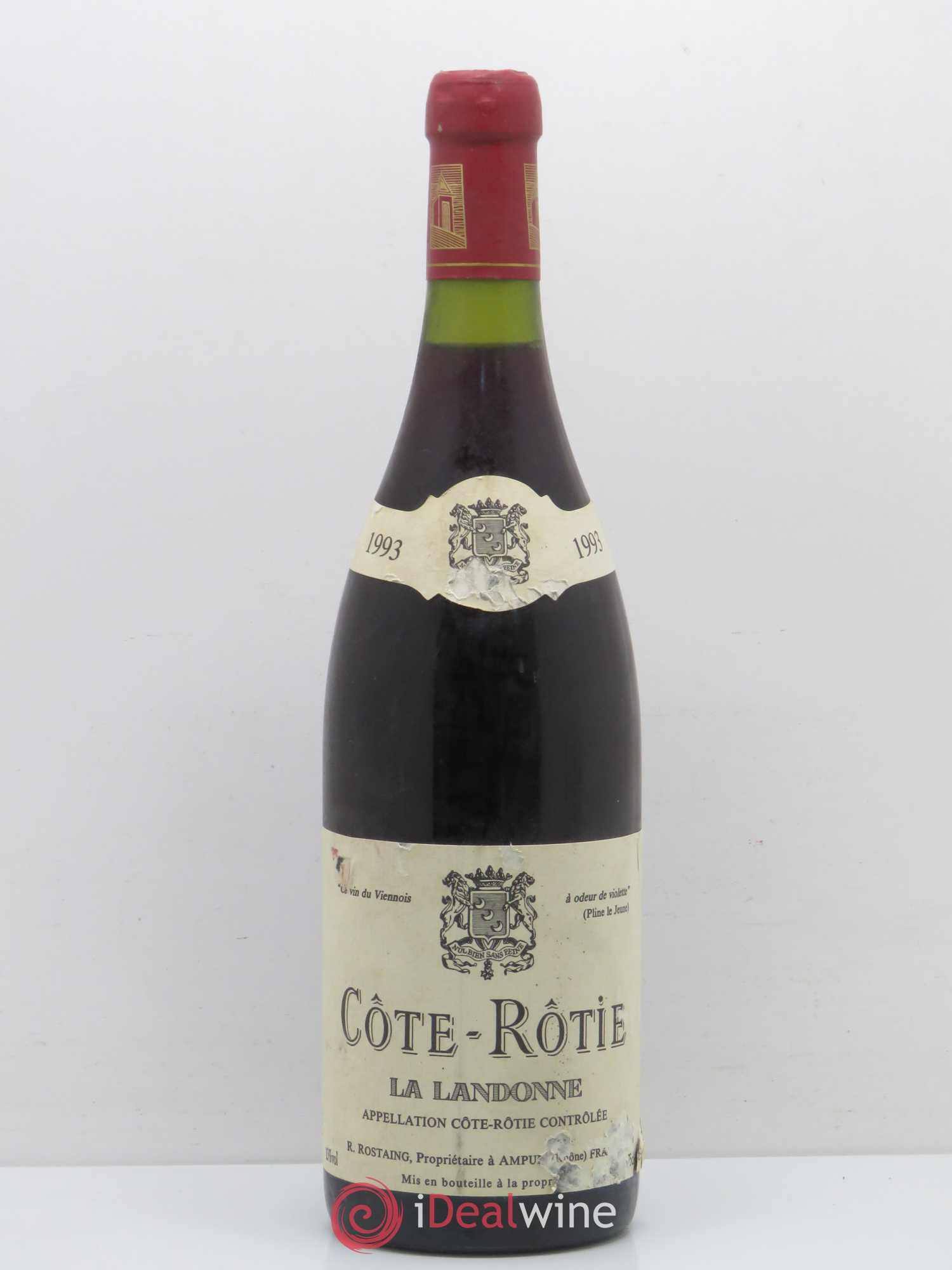 Côte-Rôtie La Landonne René Rostaing 1993 - Lot of 1 bottle - 0