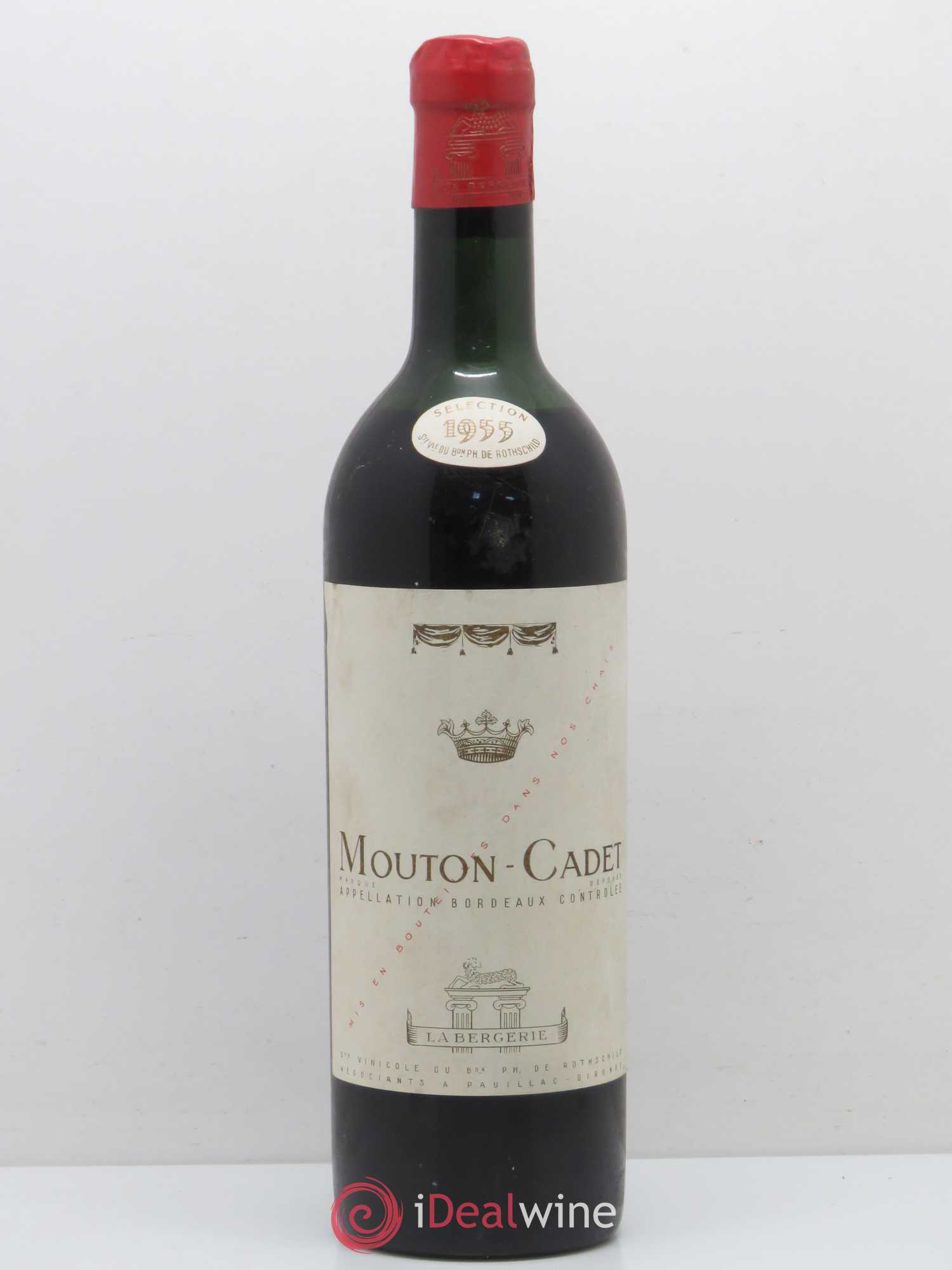 Château Mouton Cadet 1955 - Lot de 1 bouteille - 0