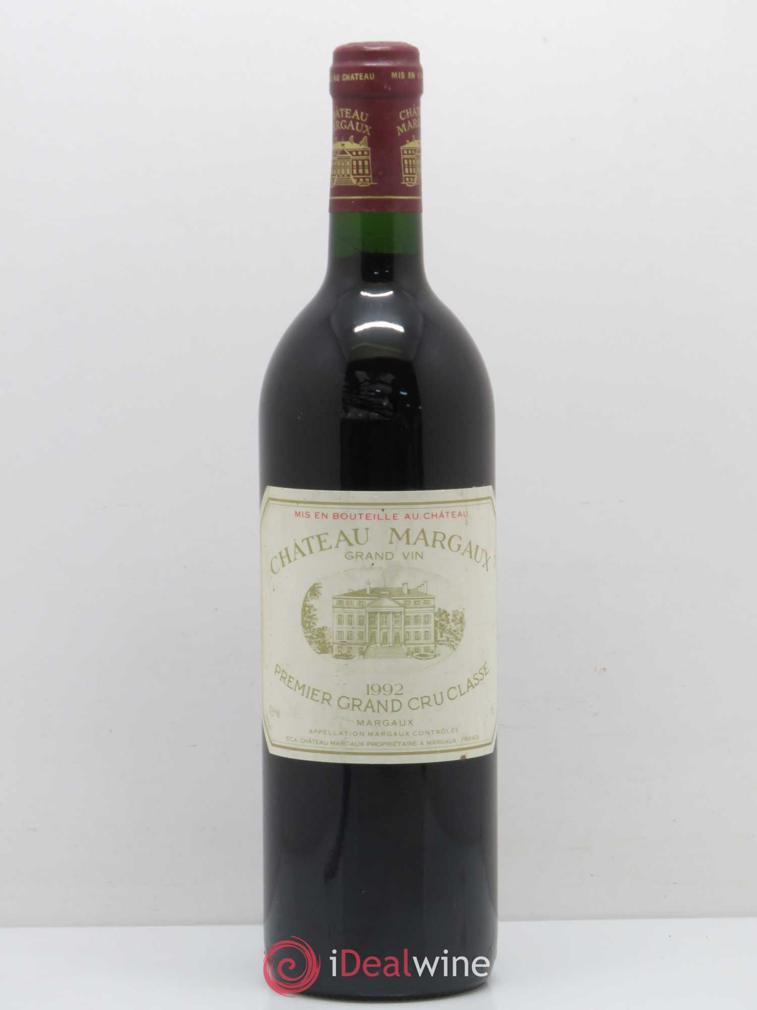 Château Margaux 1er Grand Cru Classé 1992 - Lot de 1 bouteille - 0