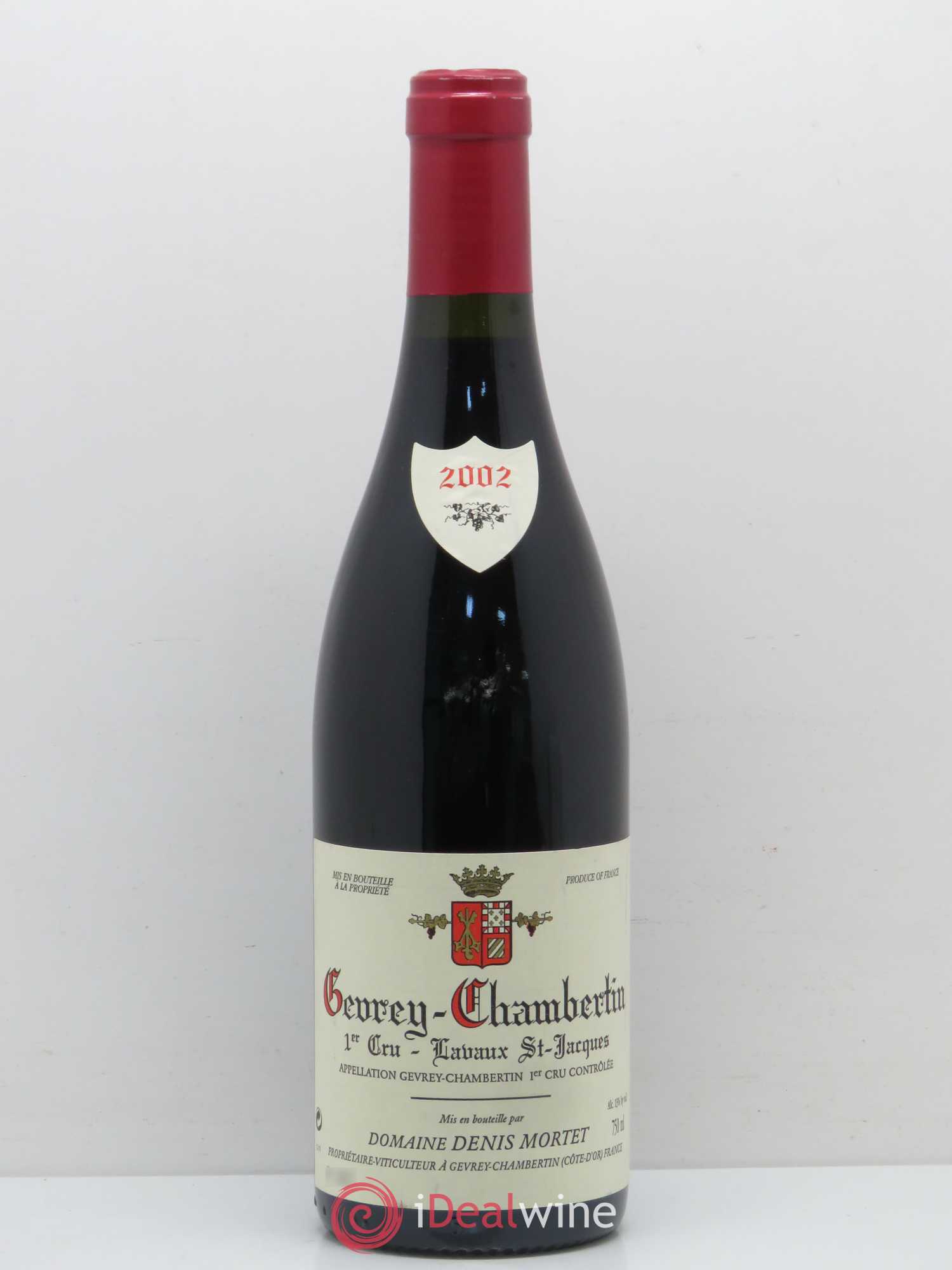 Gevrey-Chambertin 1er Cru Lavaux Saint Jacques Denis Mortet (Domaine) 2002 - Lot de 1 bouteille - 0