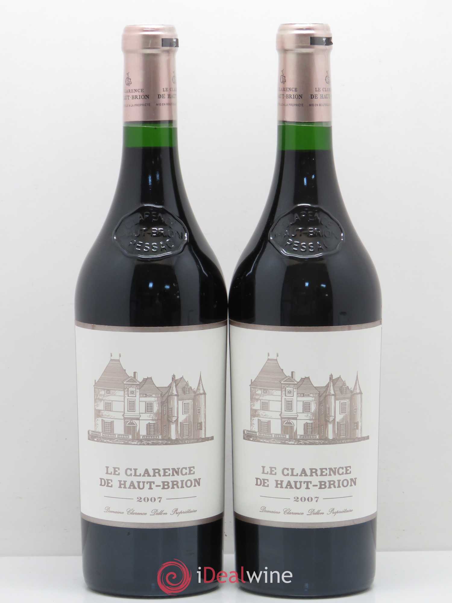 Clarence (Bahans) de Haut-Brion Second Vin 2007 - Lot de 2 bouteilles - 0