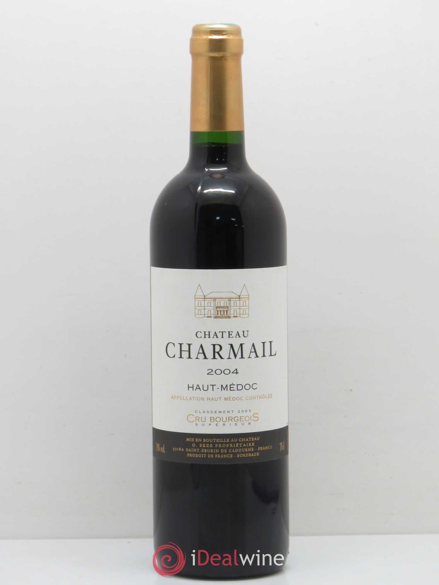 Château Charmail Cru Bourgeois 2004 - Lot de 1 bouteille - 0