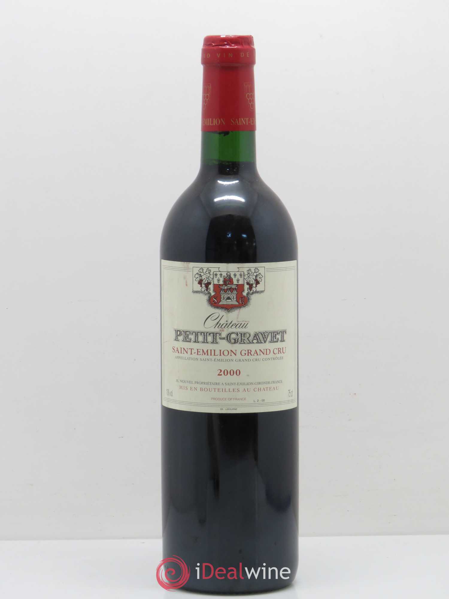 Saint-Émilion Château Petit Gravet 2000 - Lot de 1 bouteille - 0