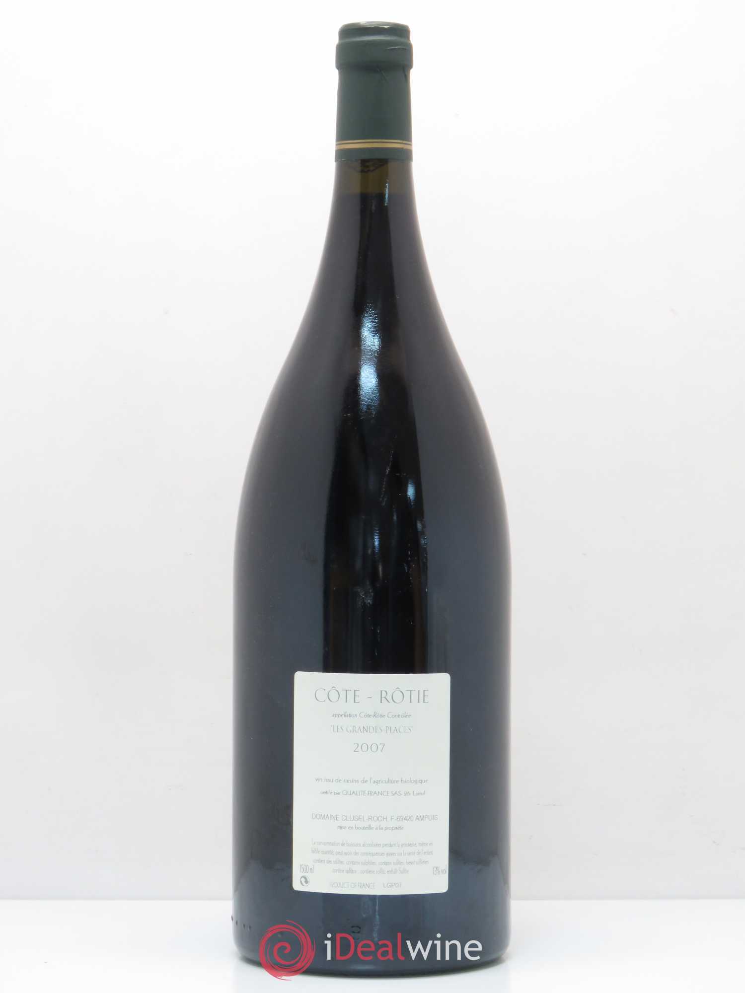 Côte-Rôtie Les Grandes Places Clusel-Roch 2007 - Lot de 1 magnum - 1