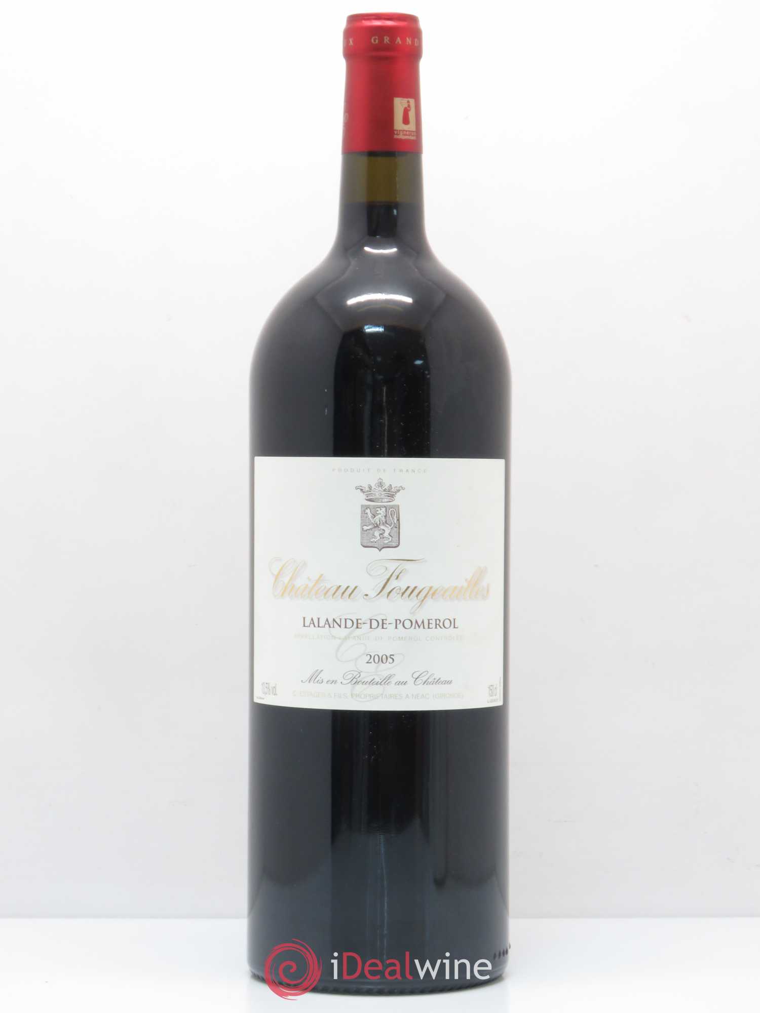 Bordeaux Lalande-de-Pomerol Château Fougeailles 2005 - Posten von 1 Magnum - 0