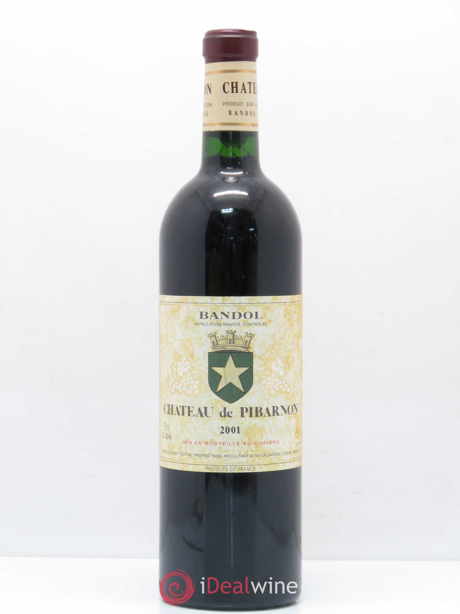 Bandol Château de Pibarnon Comte de Saint-Victor 2001 - Lot de 1 bouteille - 0