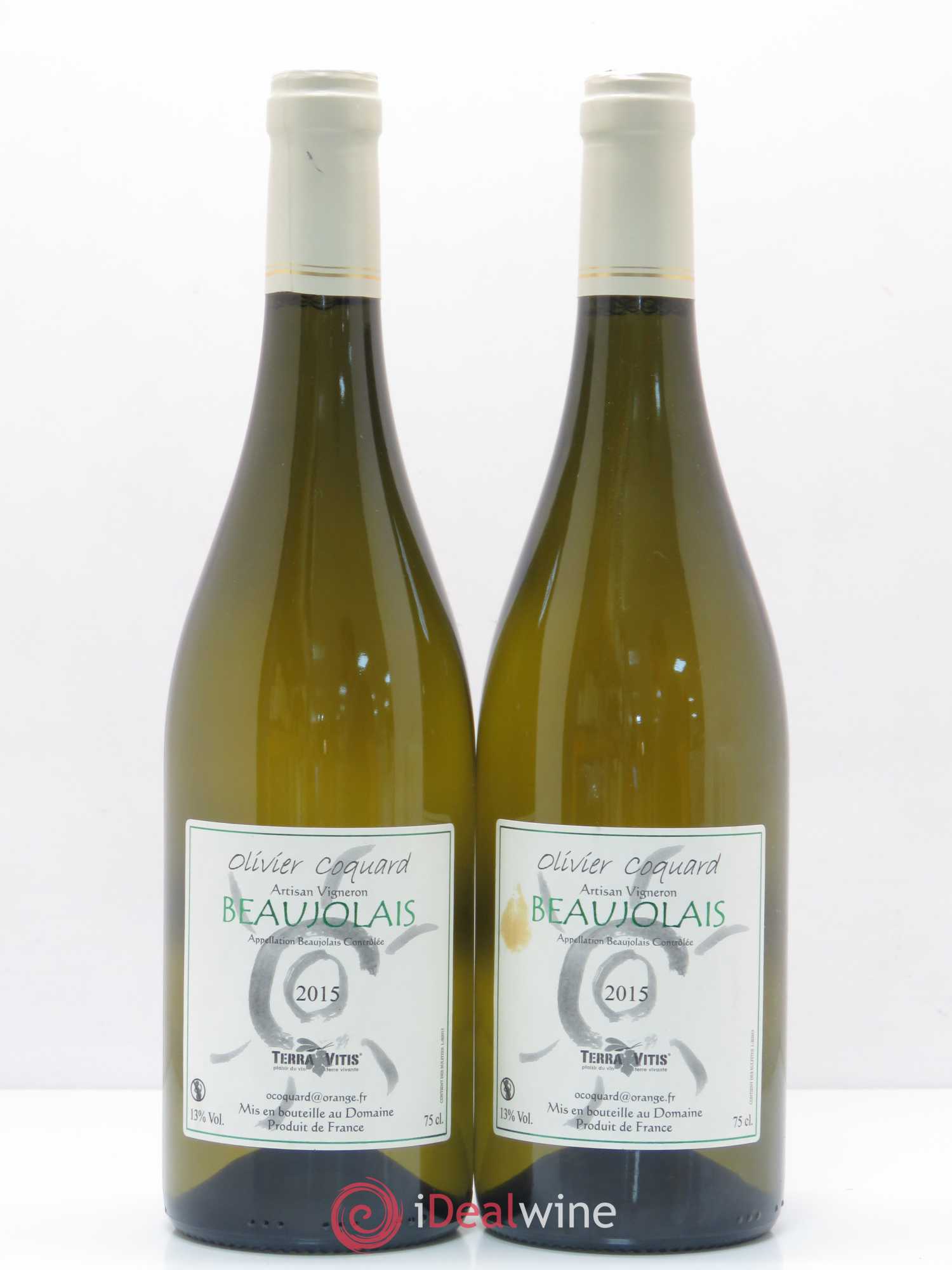 Beaujolais Olivier Coquard 2015 - Lot de 5 bouteilles - 2