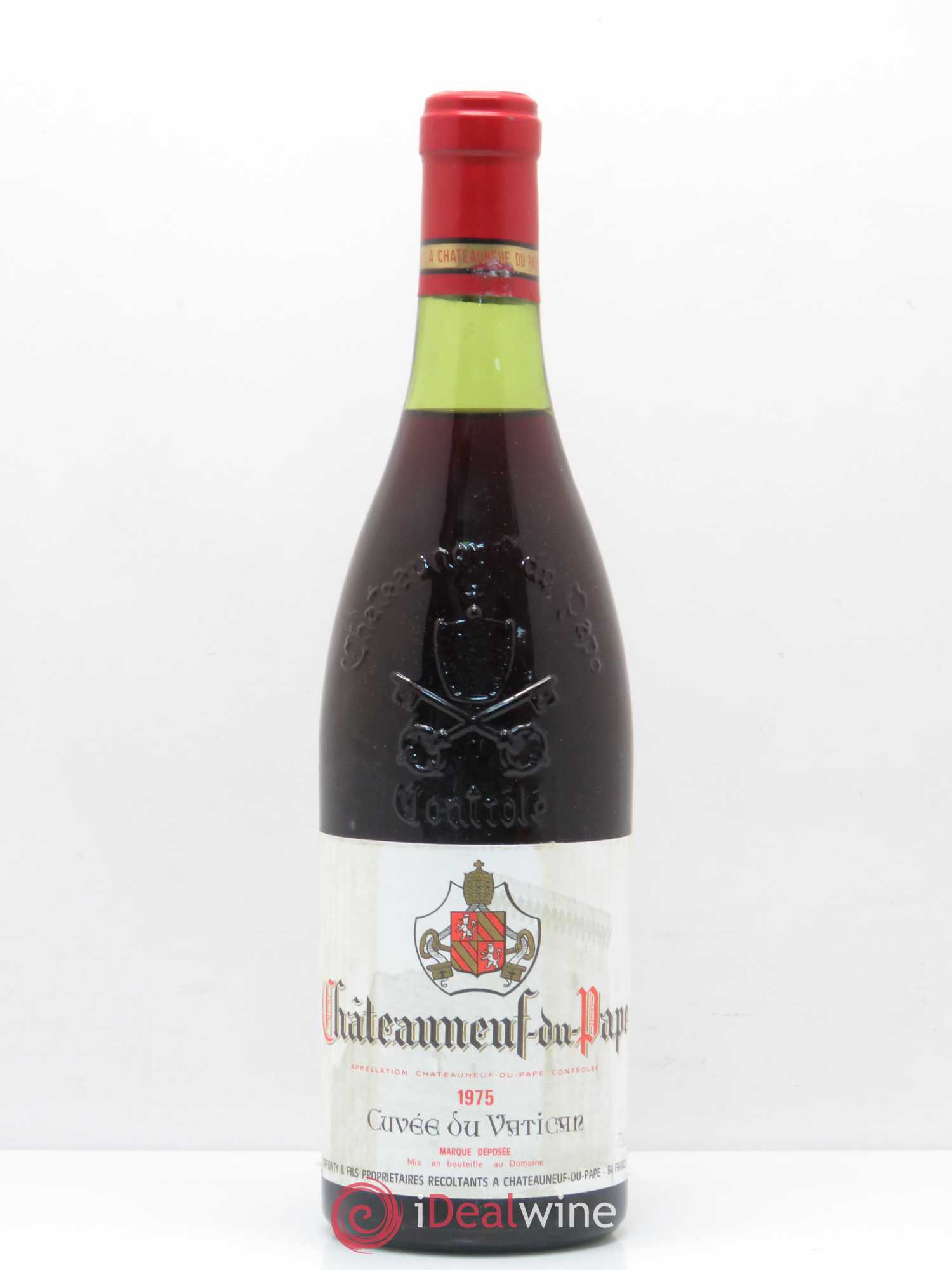 Châteauneuf-du-Pape Cuvée Vatican Diffonty 1975 - Lot de 1 bouteille - 0