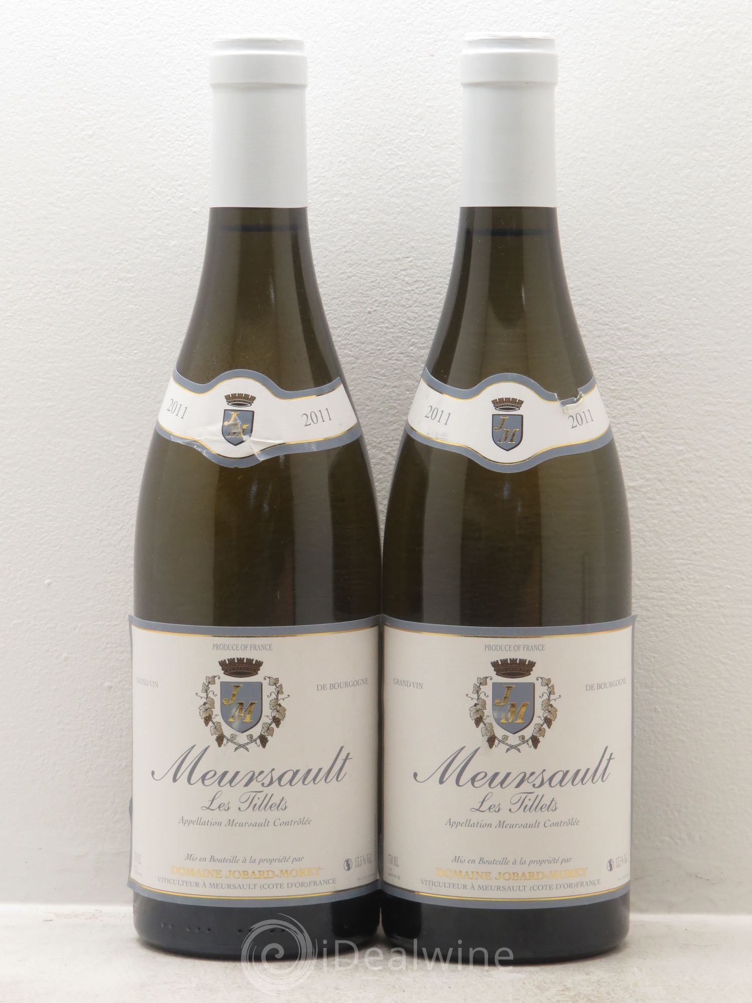 Meursault Tillets - Domaine Jobard Morey 2011 - Posten von 2 Flaschen - 0