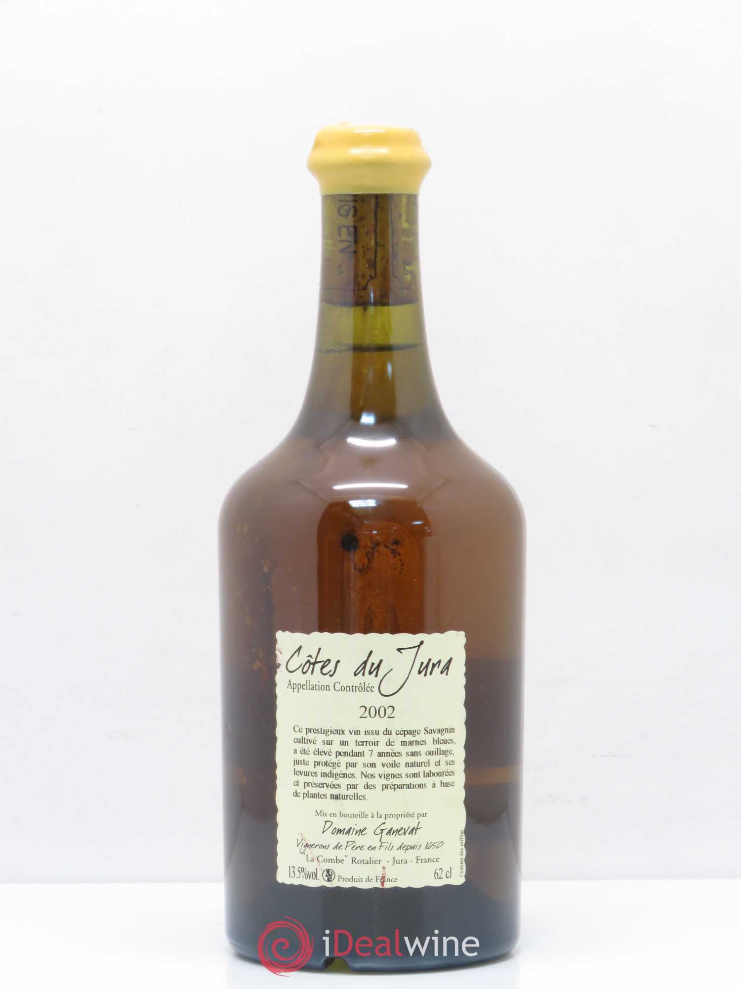 Côtes du Jura Vin Jaune Jean-François Ganevat (Domaine) 2002 - Lot de 1 bouteille - 1