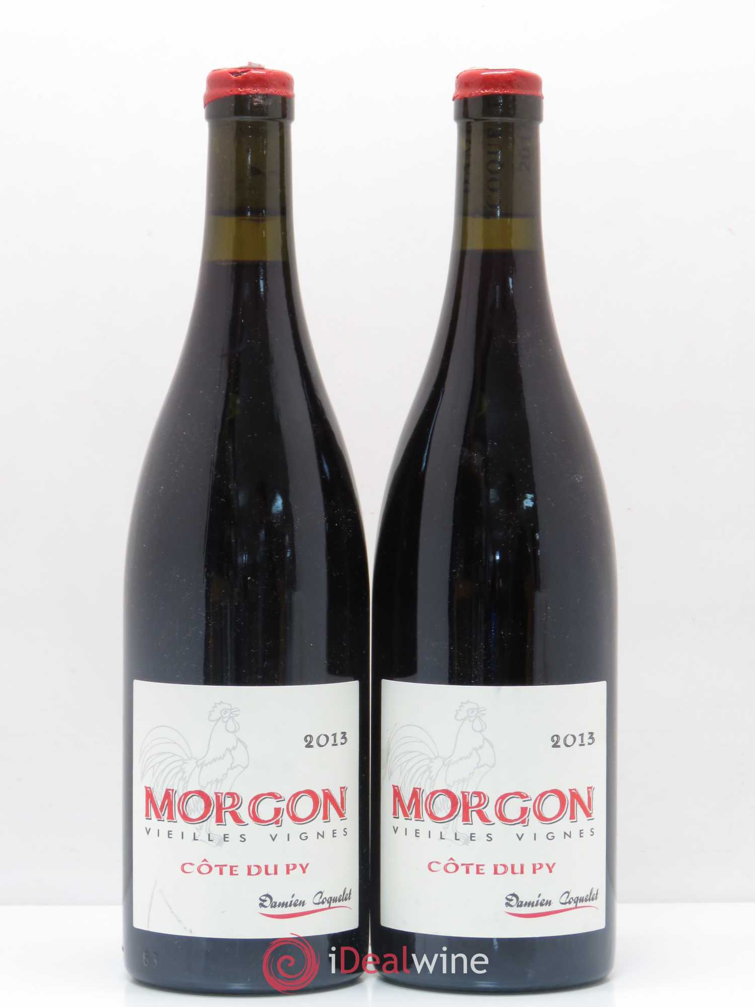 Morgon Côte du Py Vieilles Vignes Damien Coquelet 2013 - Posten von 2 Flaschen - 0