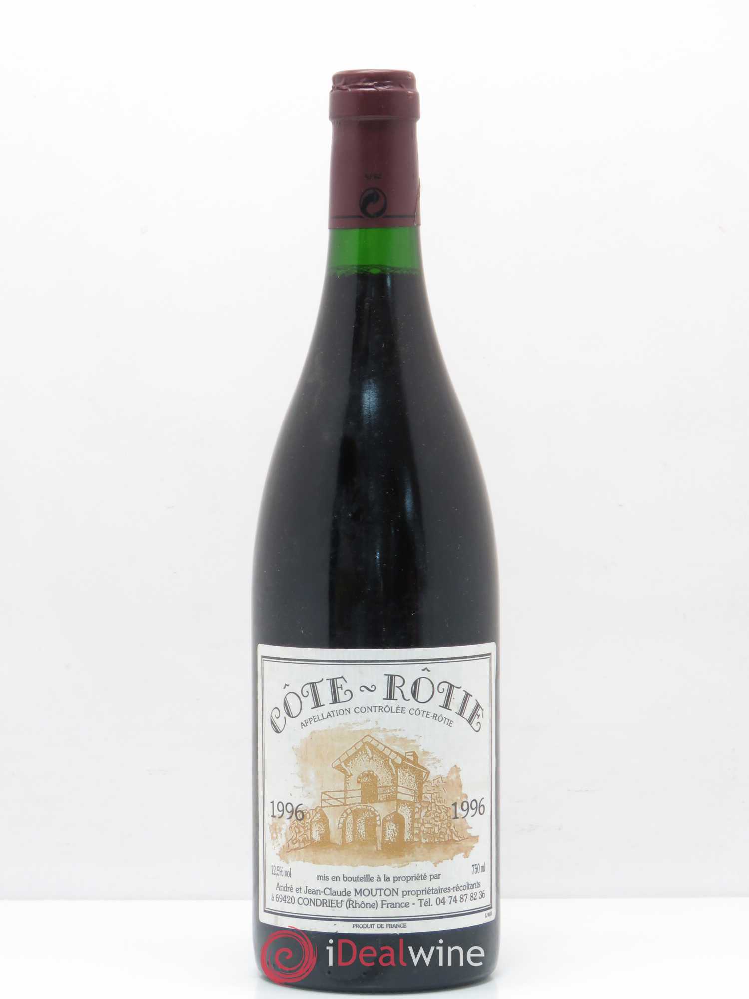 Côte-Rôtie André et Jean-Claude Mouton 1996 - Posten von 1 Flasche - 0