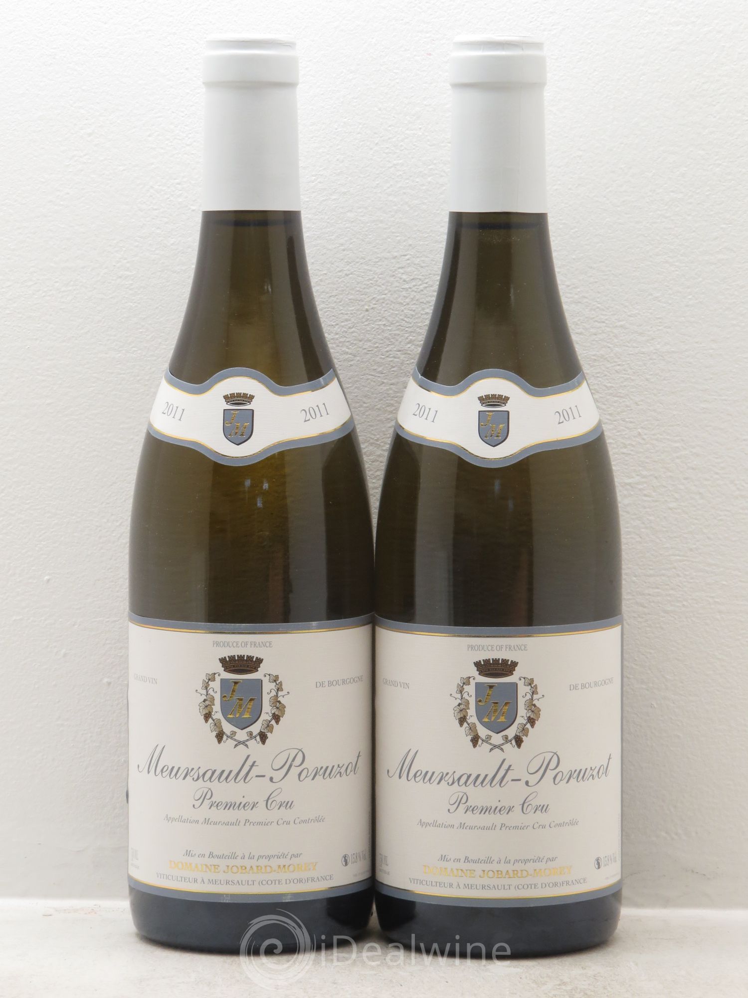 Meursault 1er Cru Domaine Jobard Morey 2011 - Posten von 2 Flaschen - 0