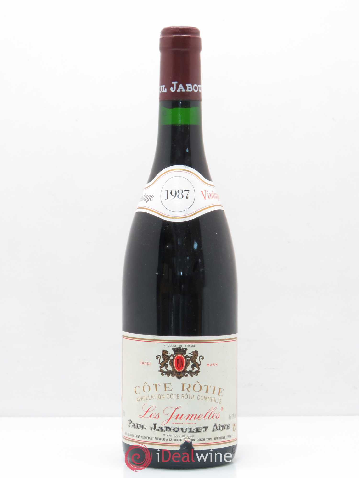Côte-Rôtie Les Jumelles Paul Jaboulet Ainé 1987 - Lot de 1 bouteille - 0