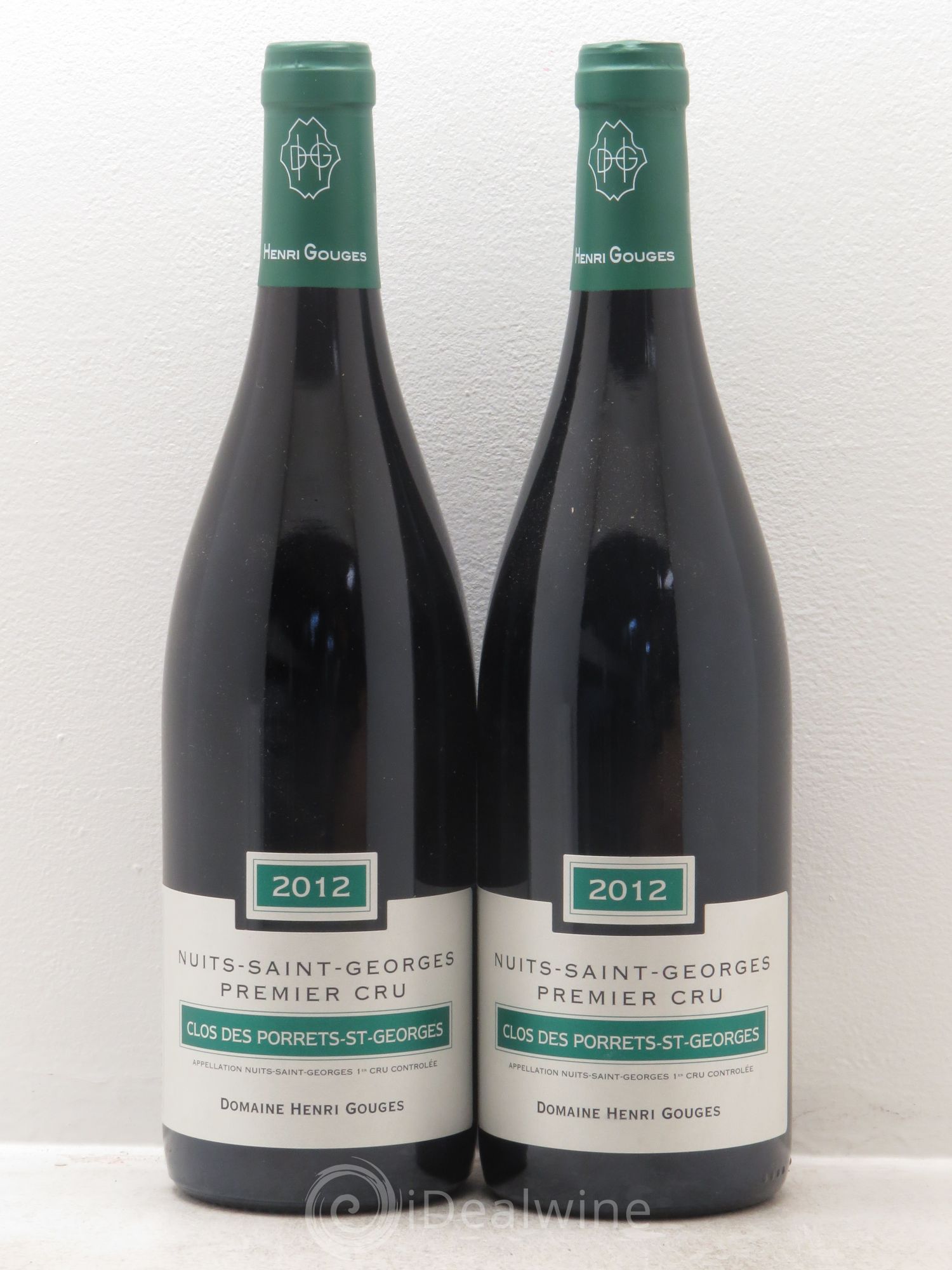 Nuits-Saint-Georges 1er Cru Clos des Porrets St Georges Henri Gouges 2012 - Lot de 2 bouteilles - 0
