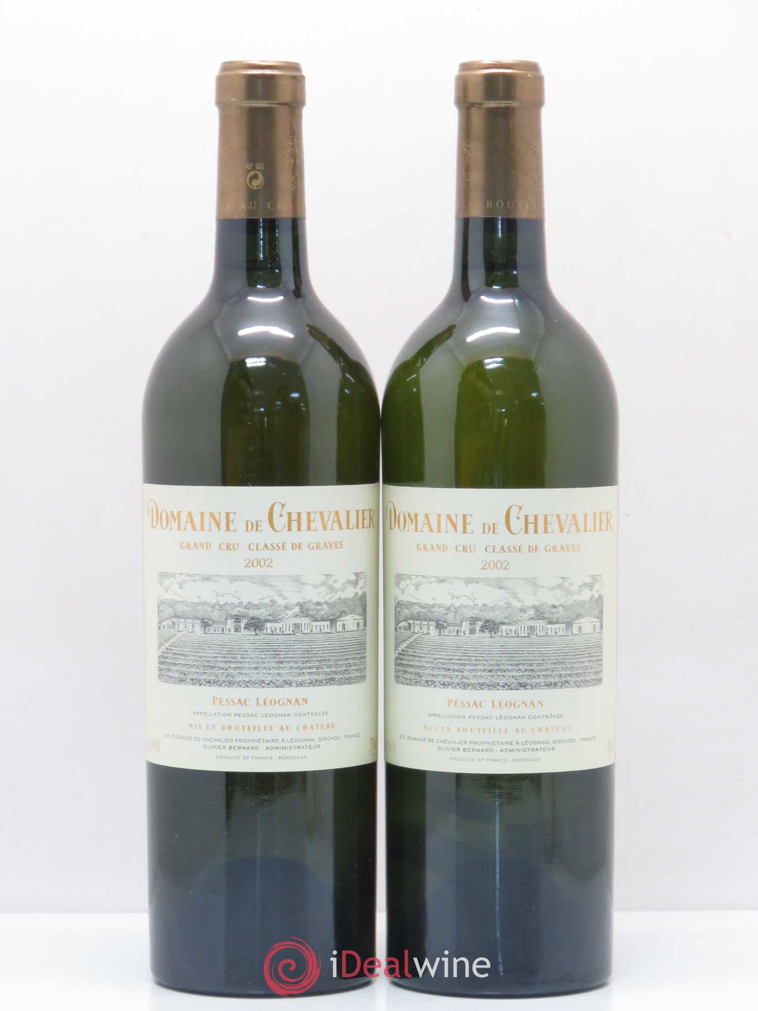 Domaine de Chevalier Cru Classé de Graves 2002 - Lot de 2 bouteilles - 0