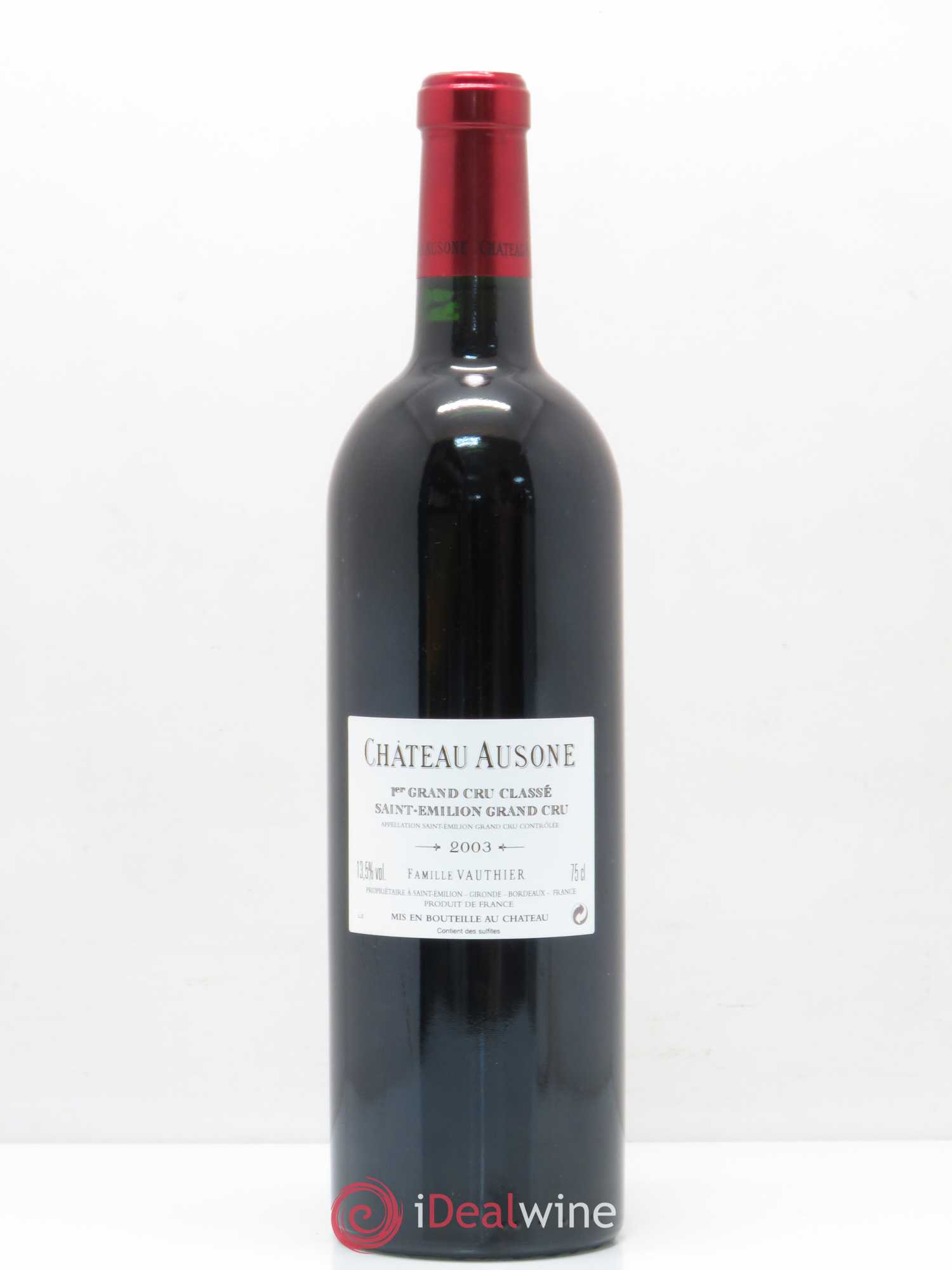 Château Ausone 1er Grand Cru Classé A 2003 - Lot de 1 bouteille - 1