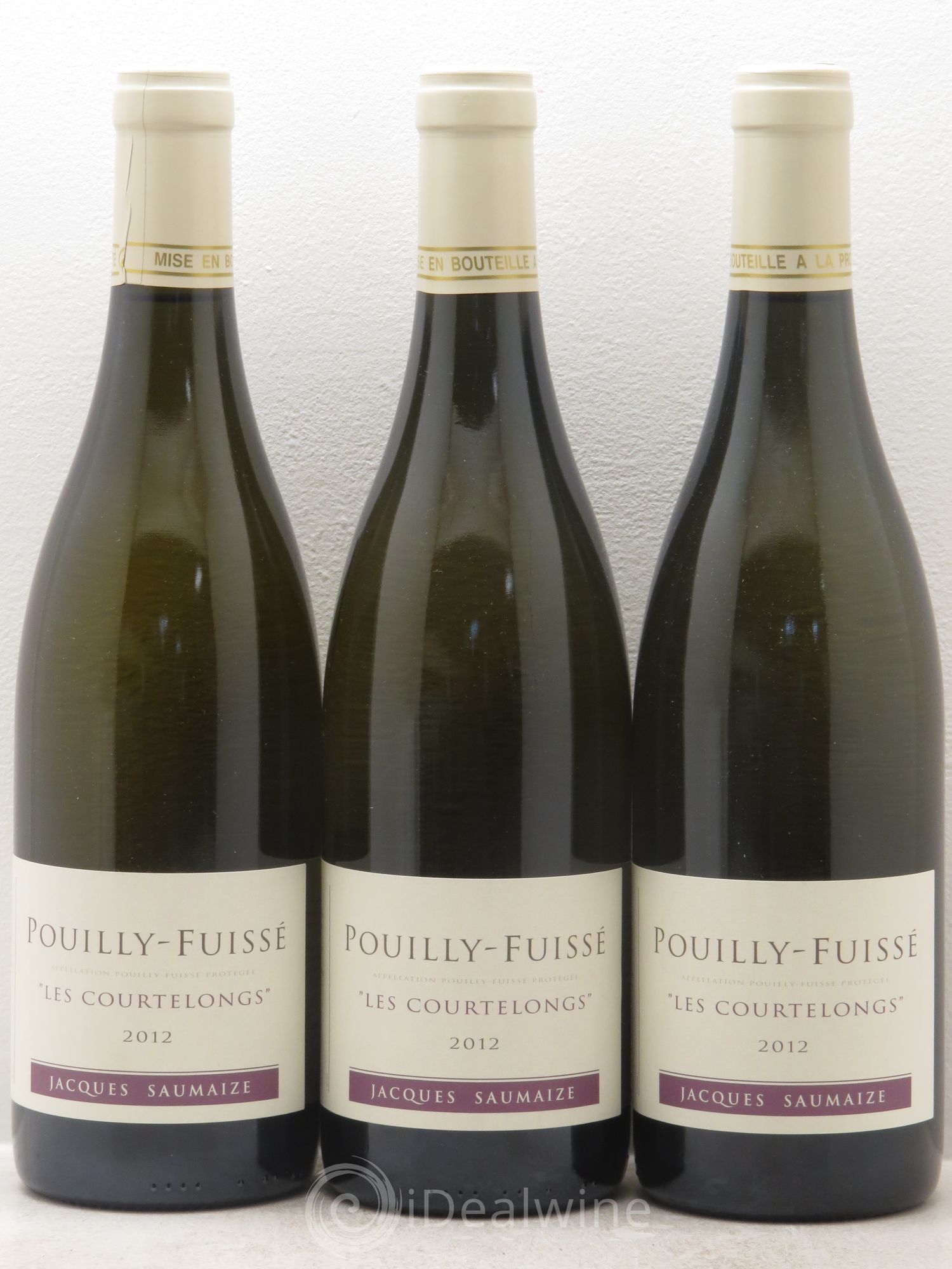 Pouilly-Fuissé Les Courtelongs - Domaine Saumaize 2012 - Posten von 3 Flaschen - 0