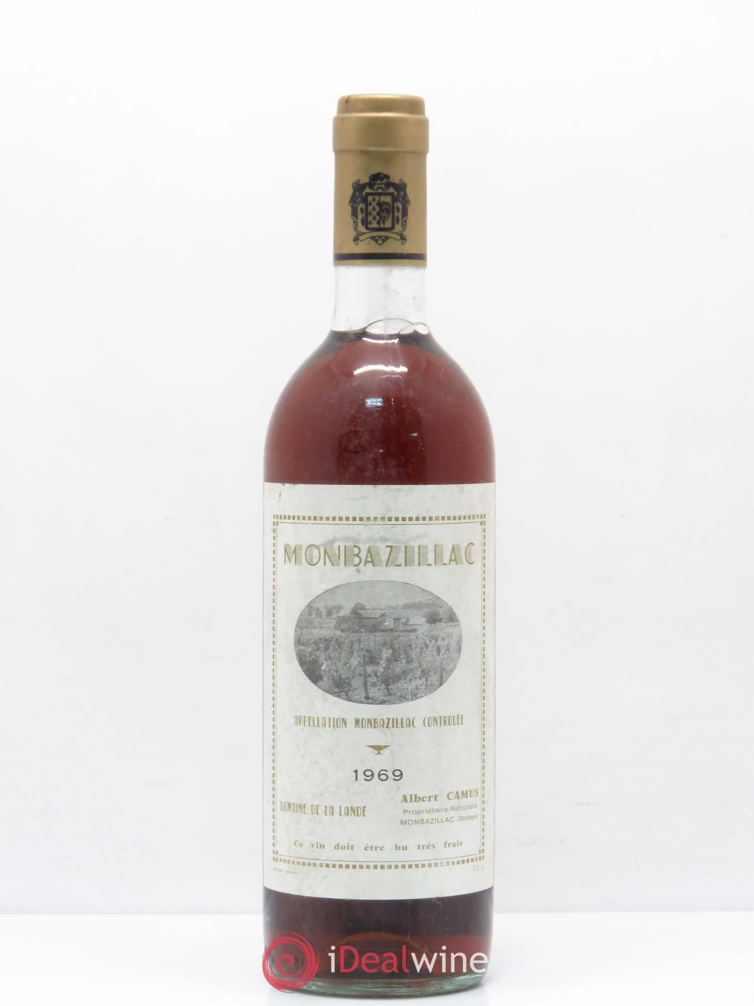 Monbazillac Domaine de la Lande 1969 - Posten von 1 Flasche - 0